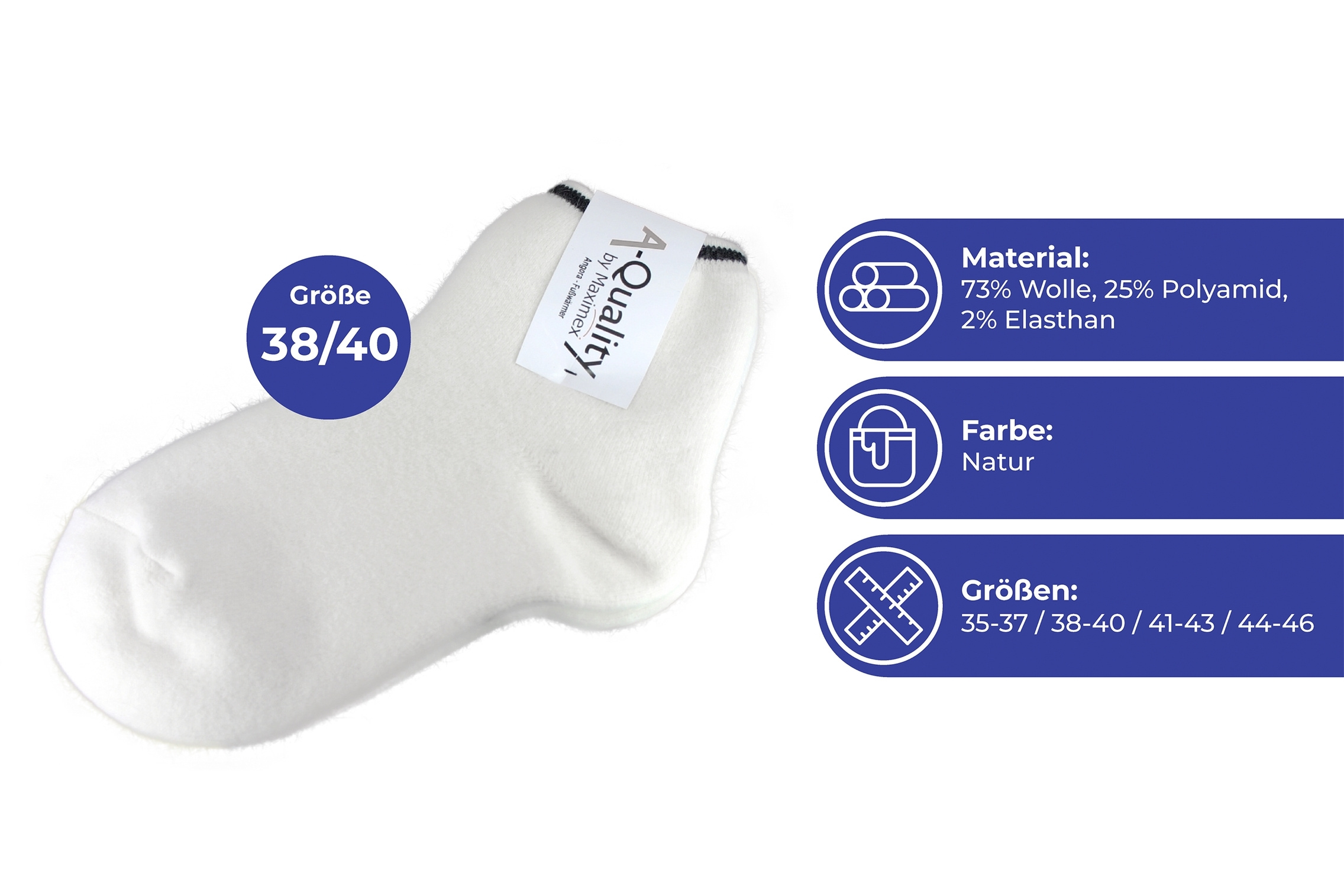 Angora-Bettsocken