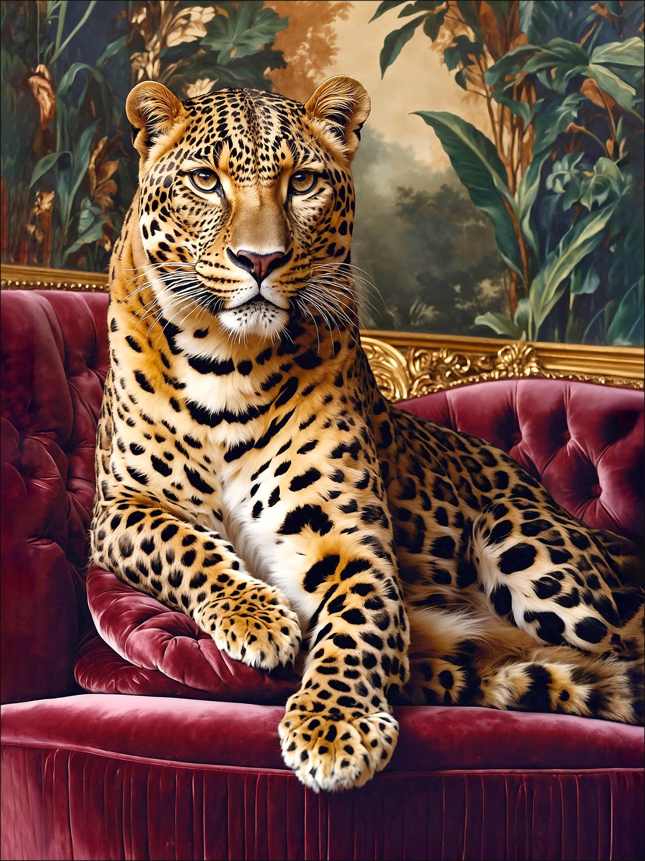 Glasbild BIG CAT