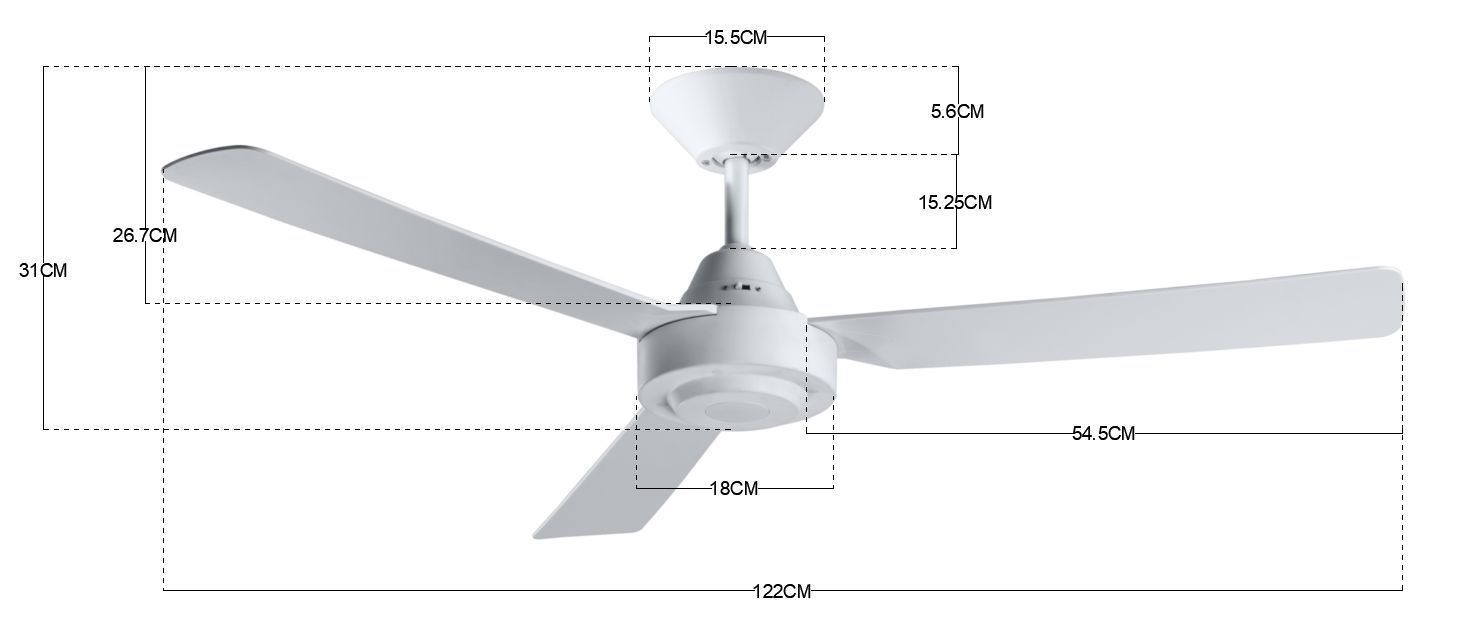 Deckenventilator CALYPSO