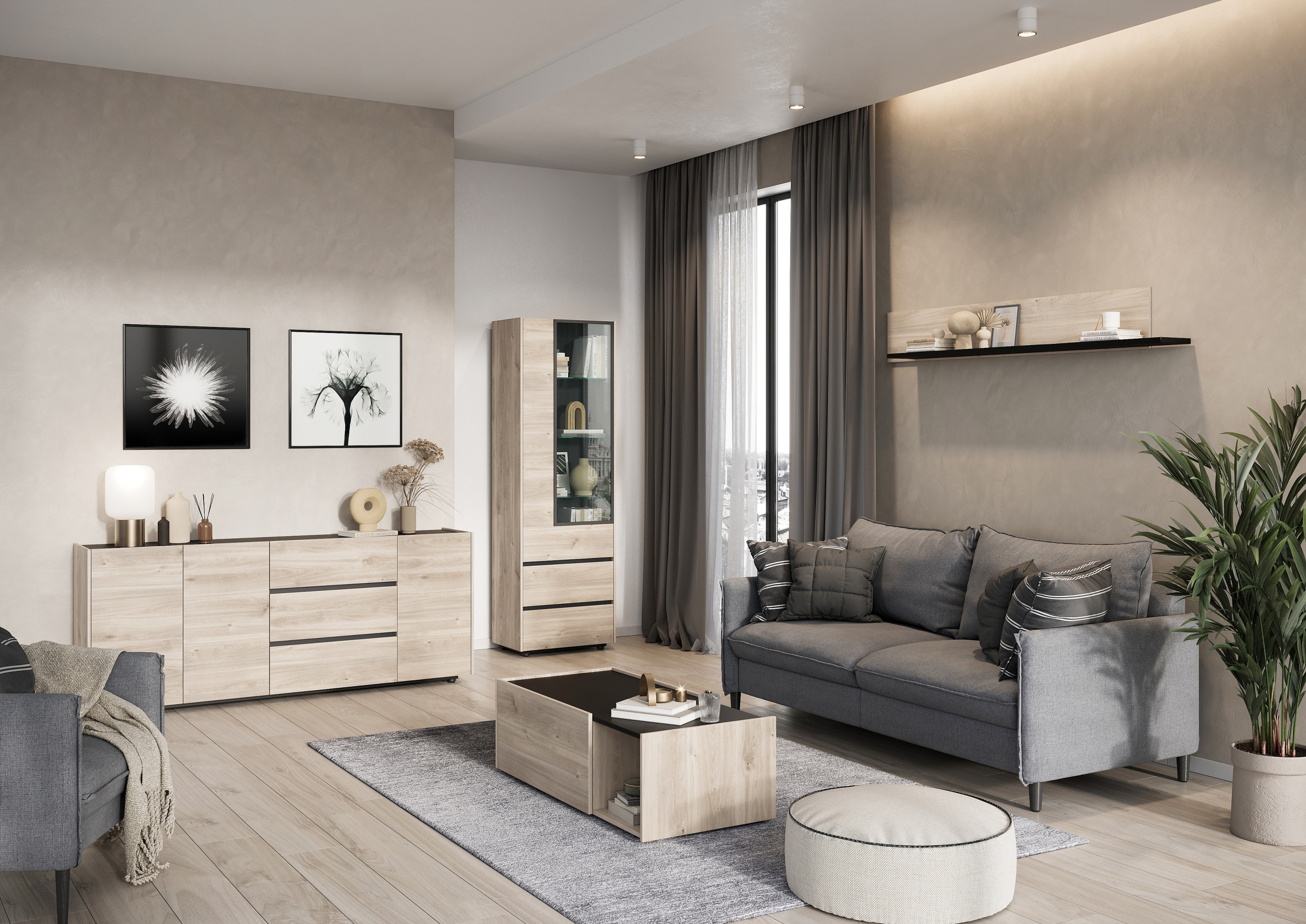 Vitrinenschrank CANTORIA