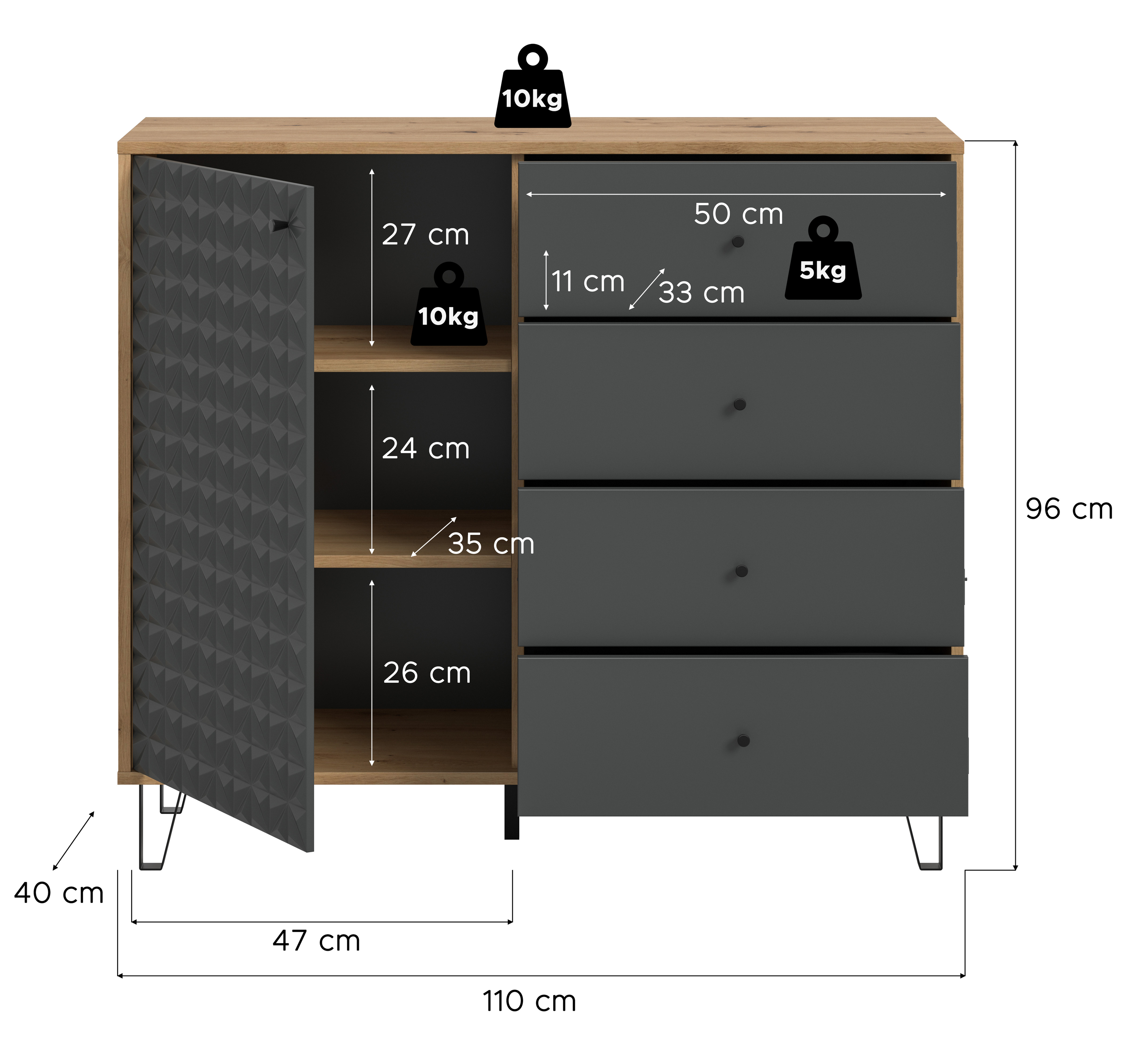 Highboard PRISMA