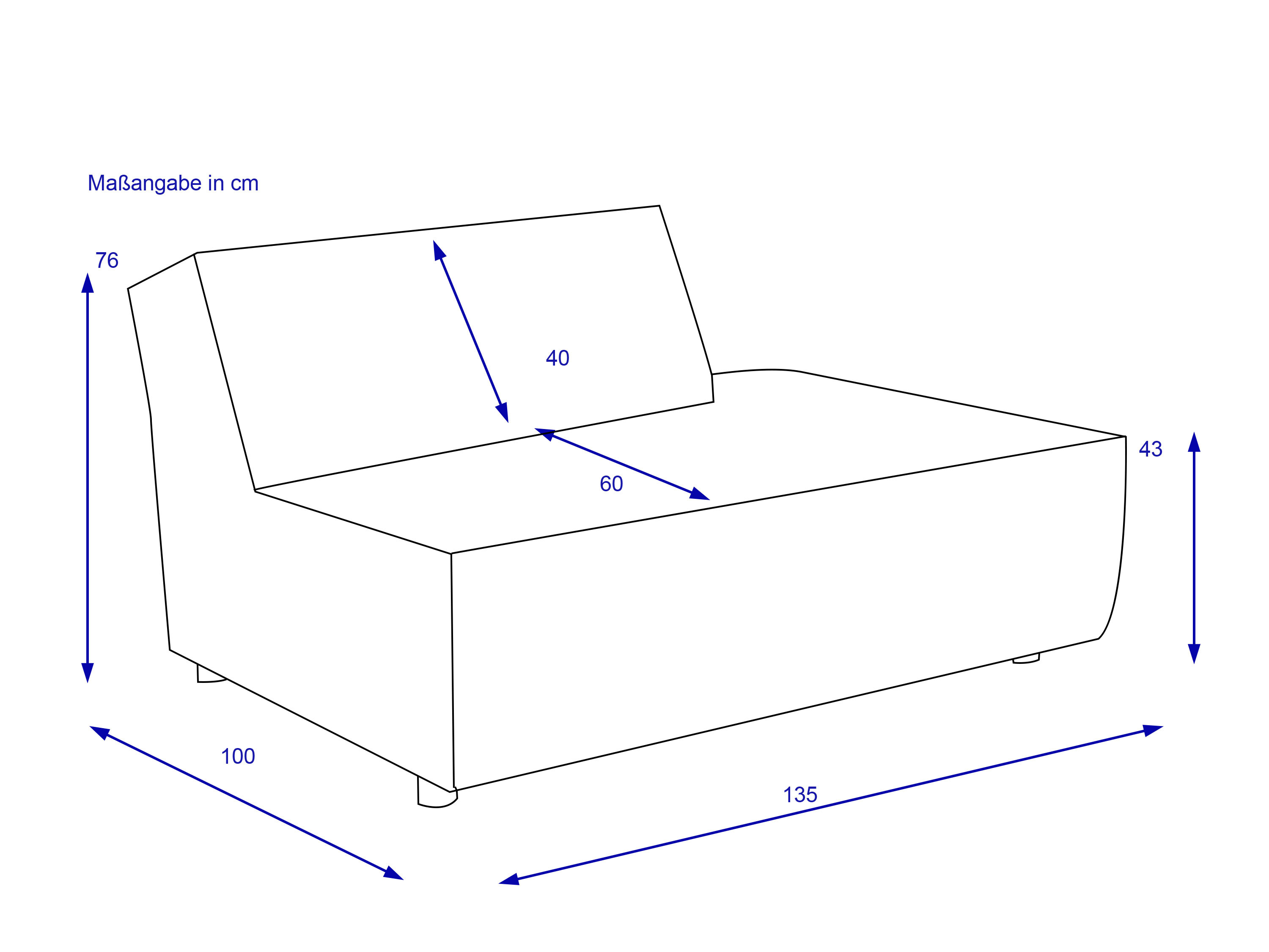 Sofaelement SANSIBAR PADBORG