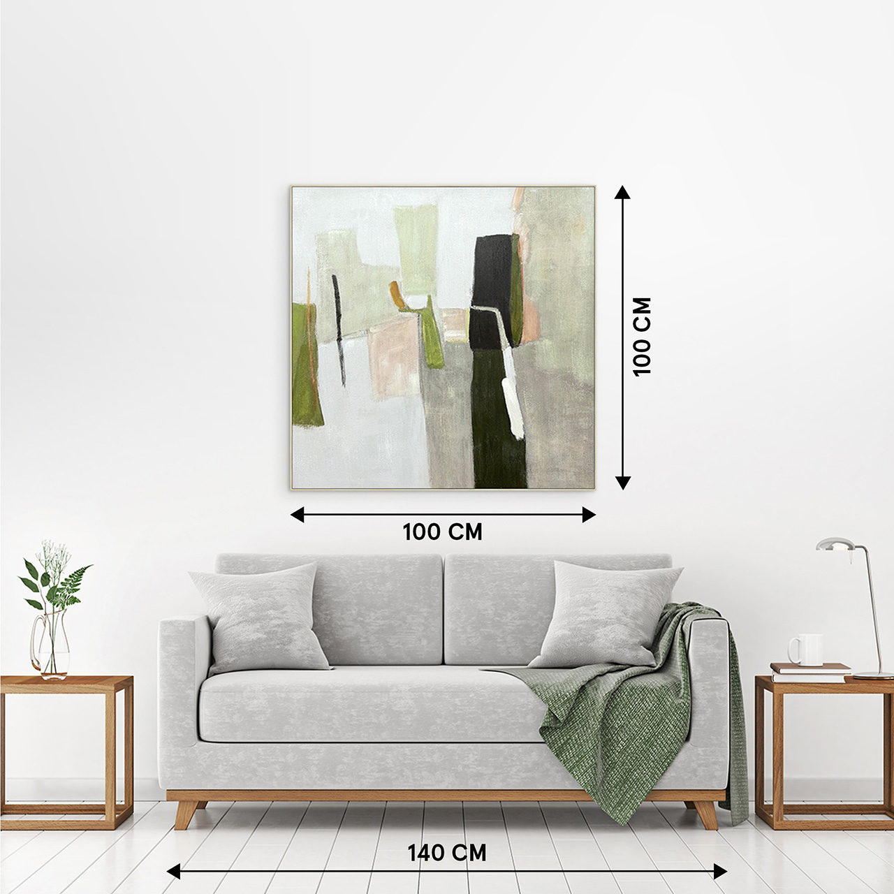 Keilrahmenbild OLIVE COLOUR