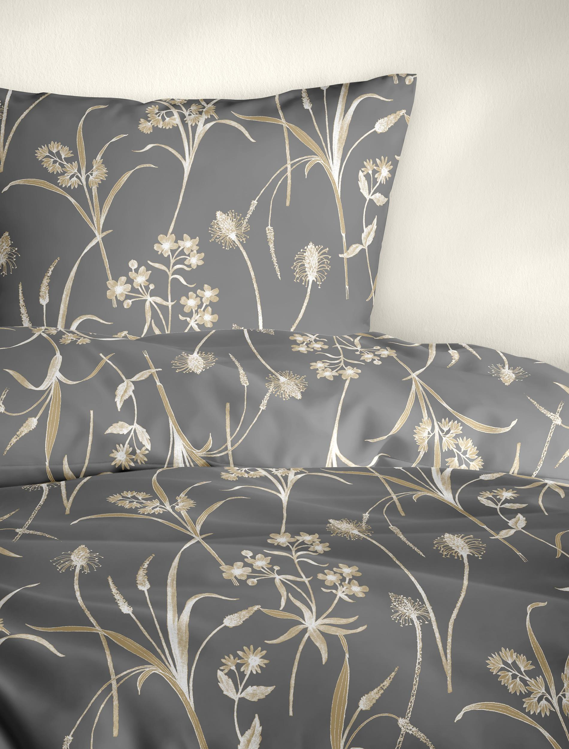 Bettwäsche Mako-Satin natur