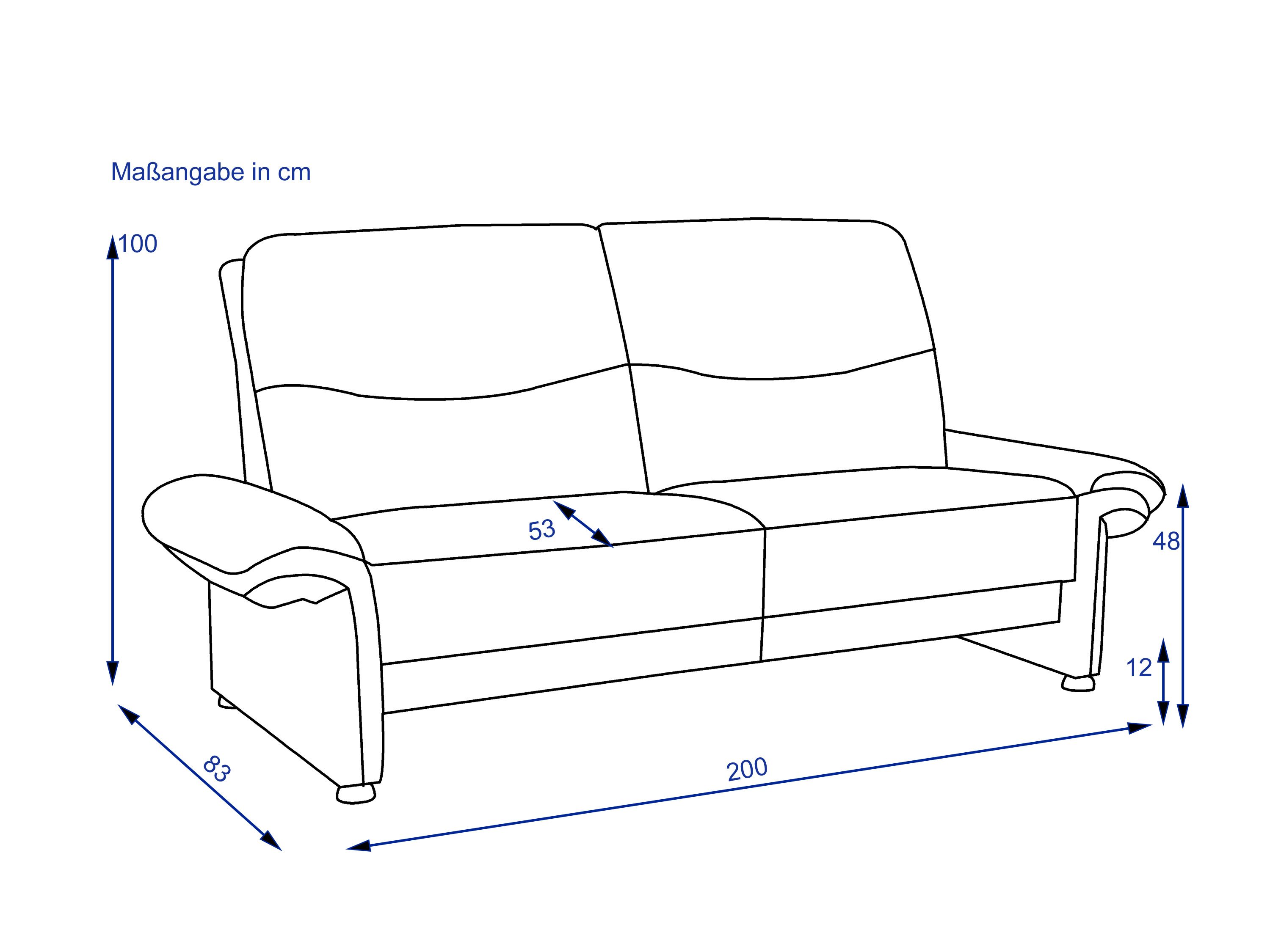 Sofa 3 Sitzer MONDO RECITA