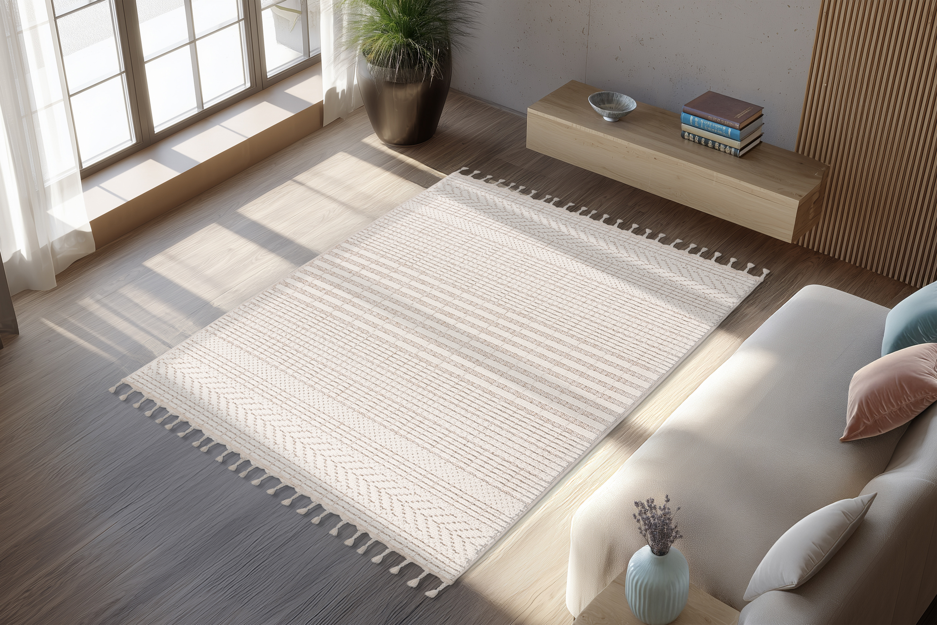 Teppich LUXOR elfenbein