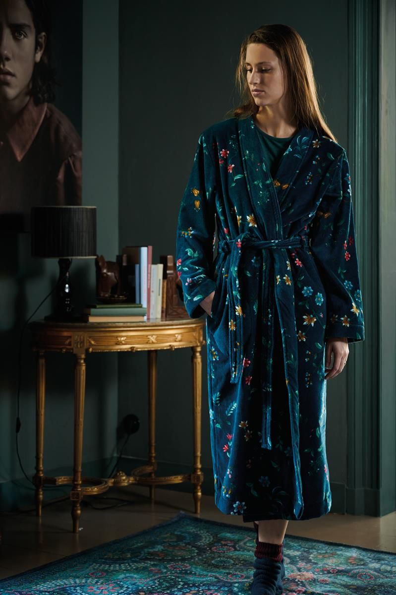 Bademantel PIP STUDIO VELOUR LES FLEURS