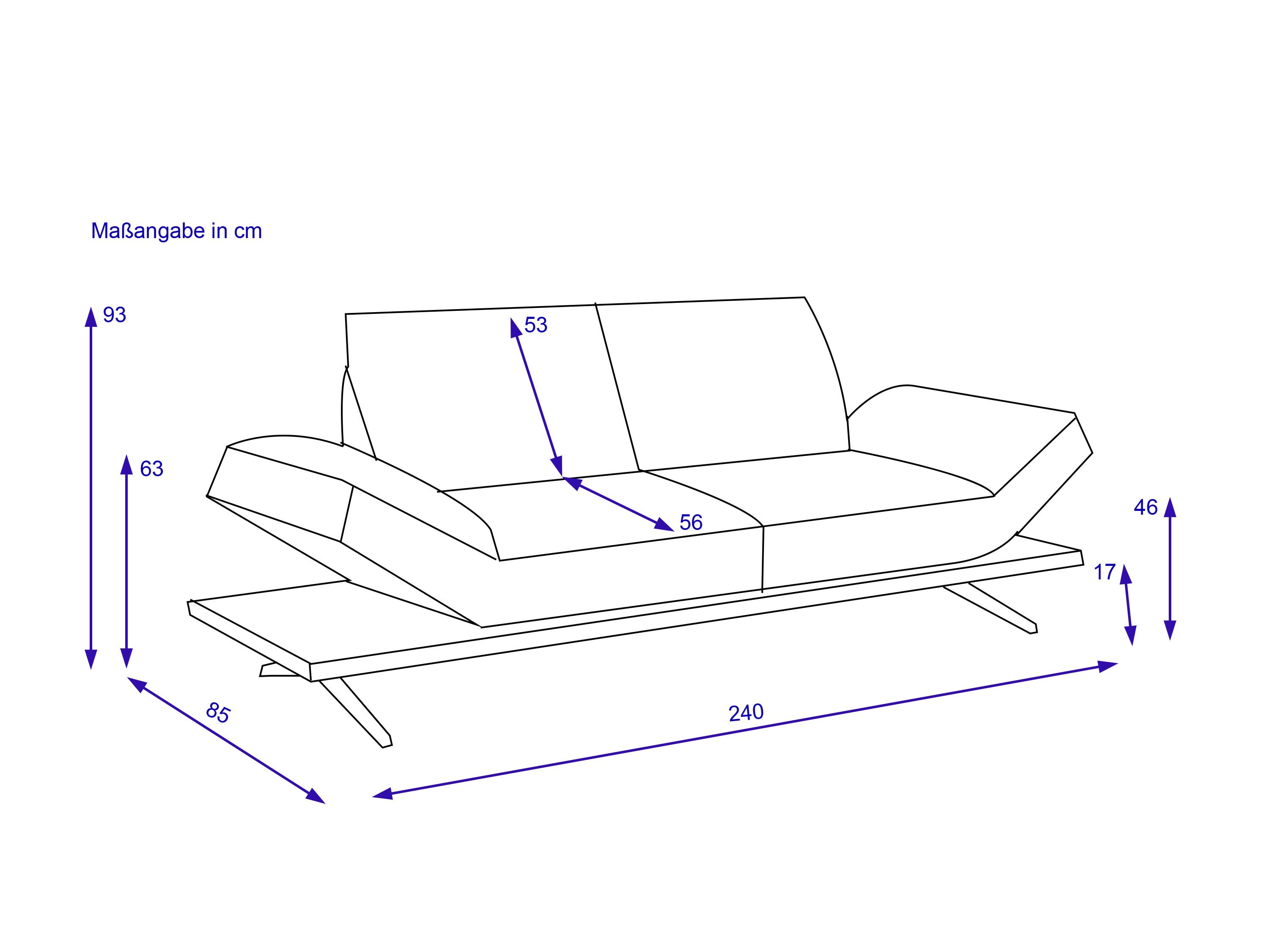 Sofa 2,5 Sitzer KOINOR PHOENIX