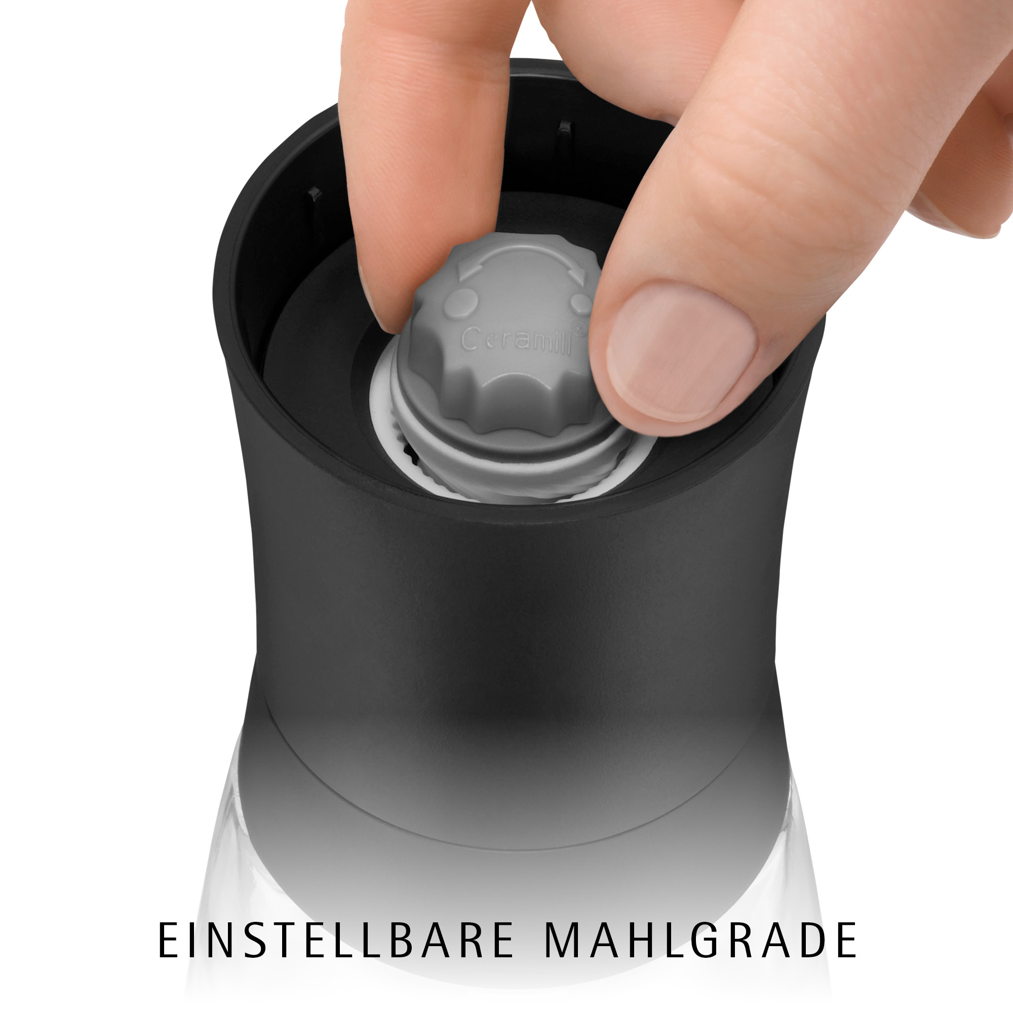 Gewürzmühle würzen und verfeinern. Das TREND unbefüllt
