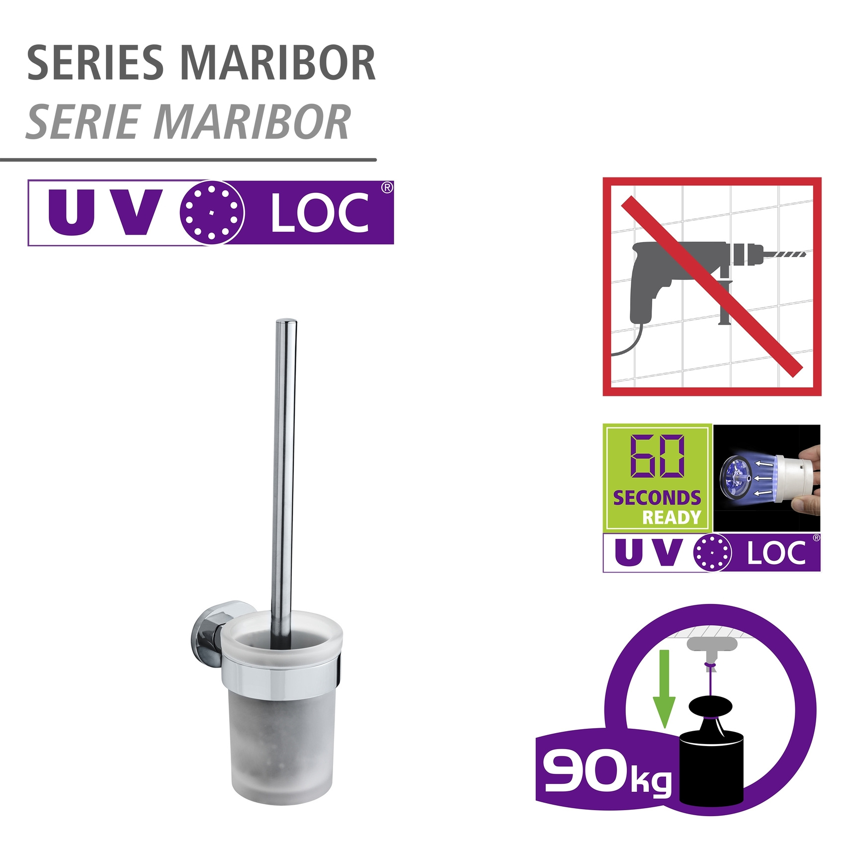 WC-Garnitur UV-LOC® MARIBOR