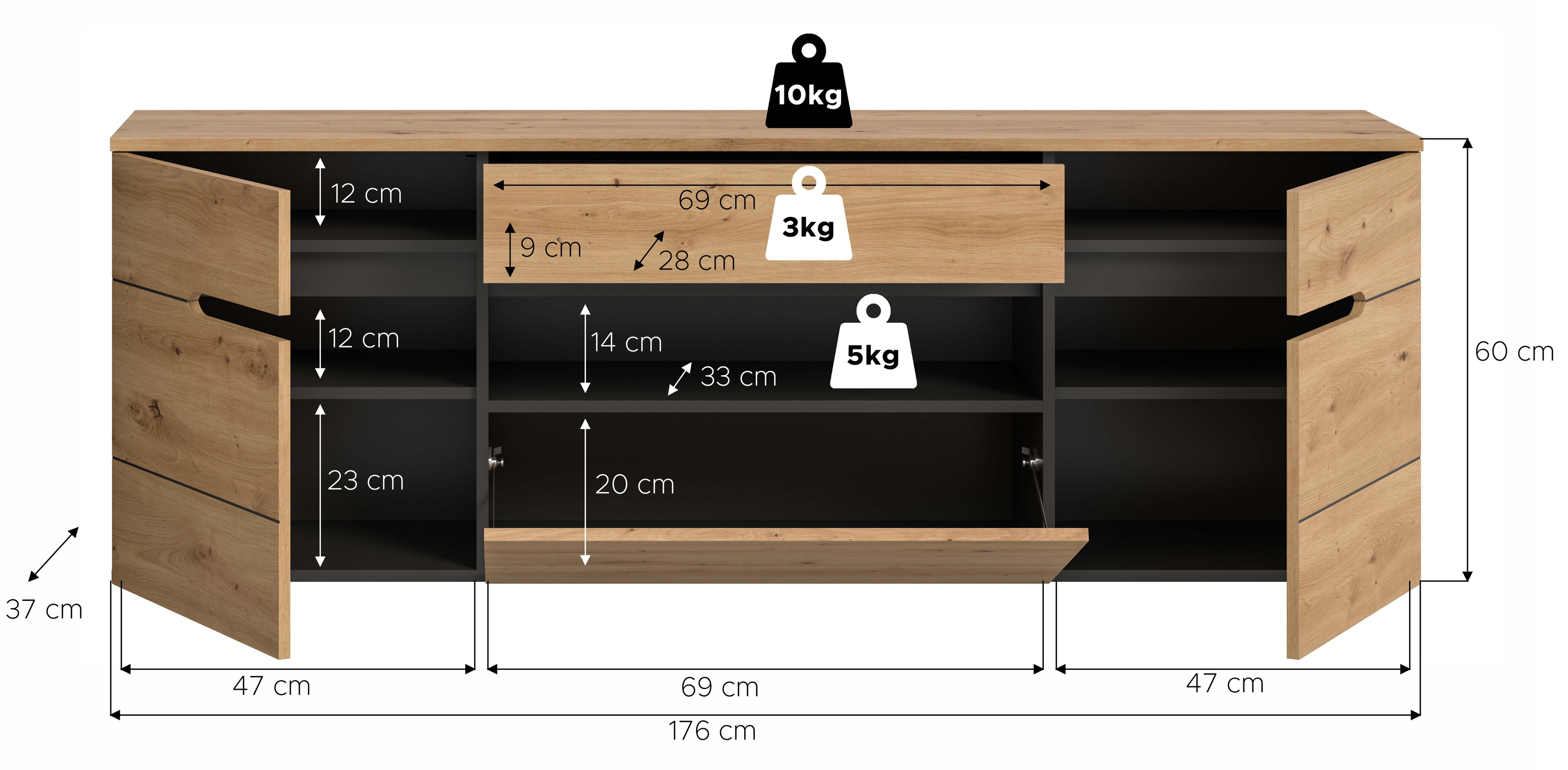 Garderobenschrank CANU