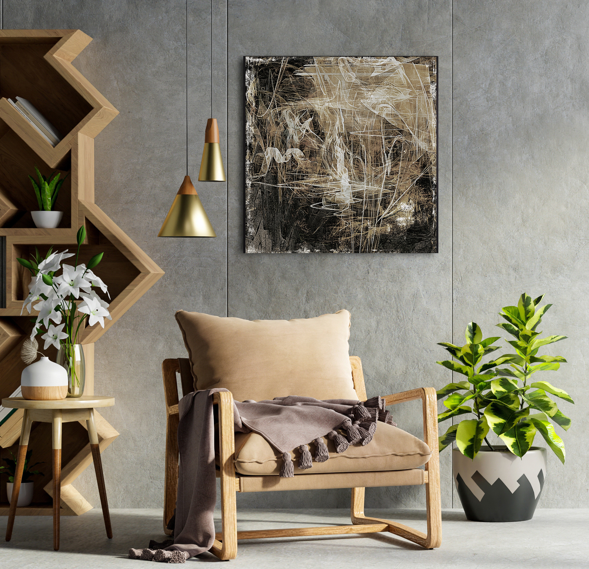 Leinwandbild Abstrakte Kunst