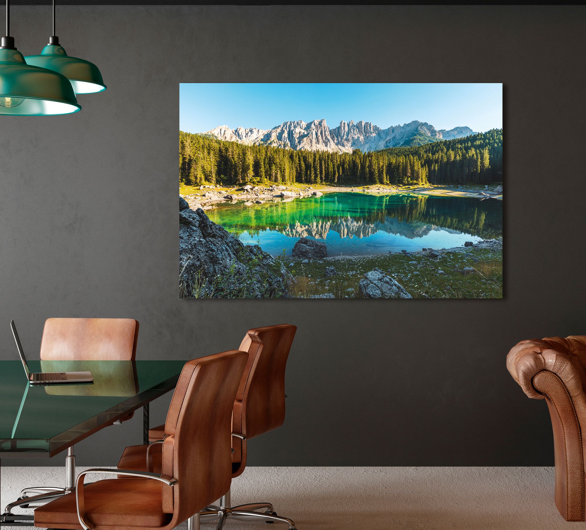 Acrylglasbild BERGSEE