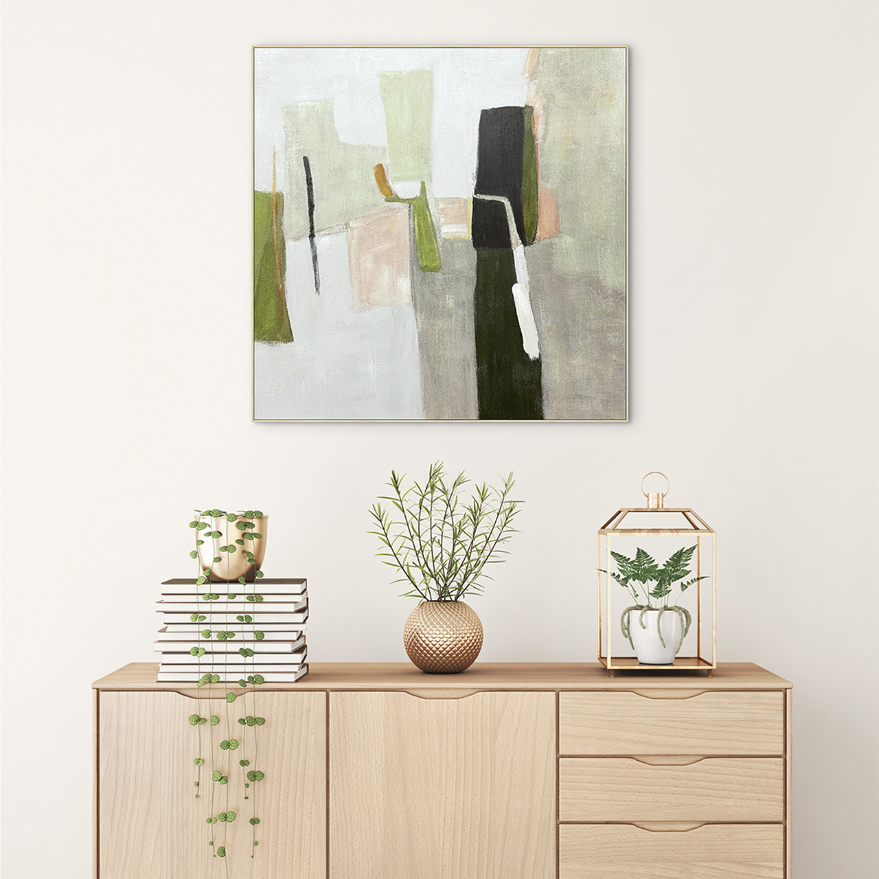 Keilrahmenbild OLIVE COLOUR