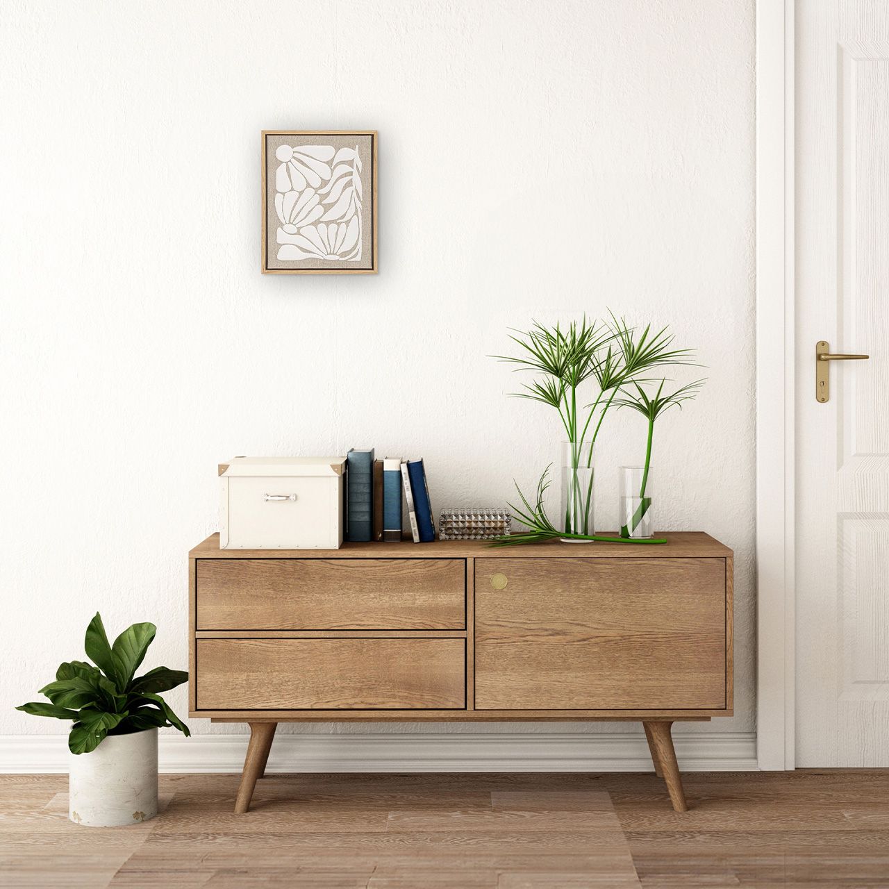 Wandbild WHITE  FLOWER NAP