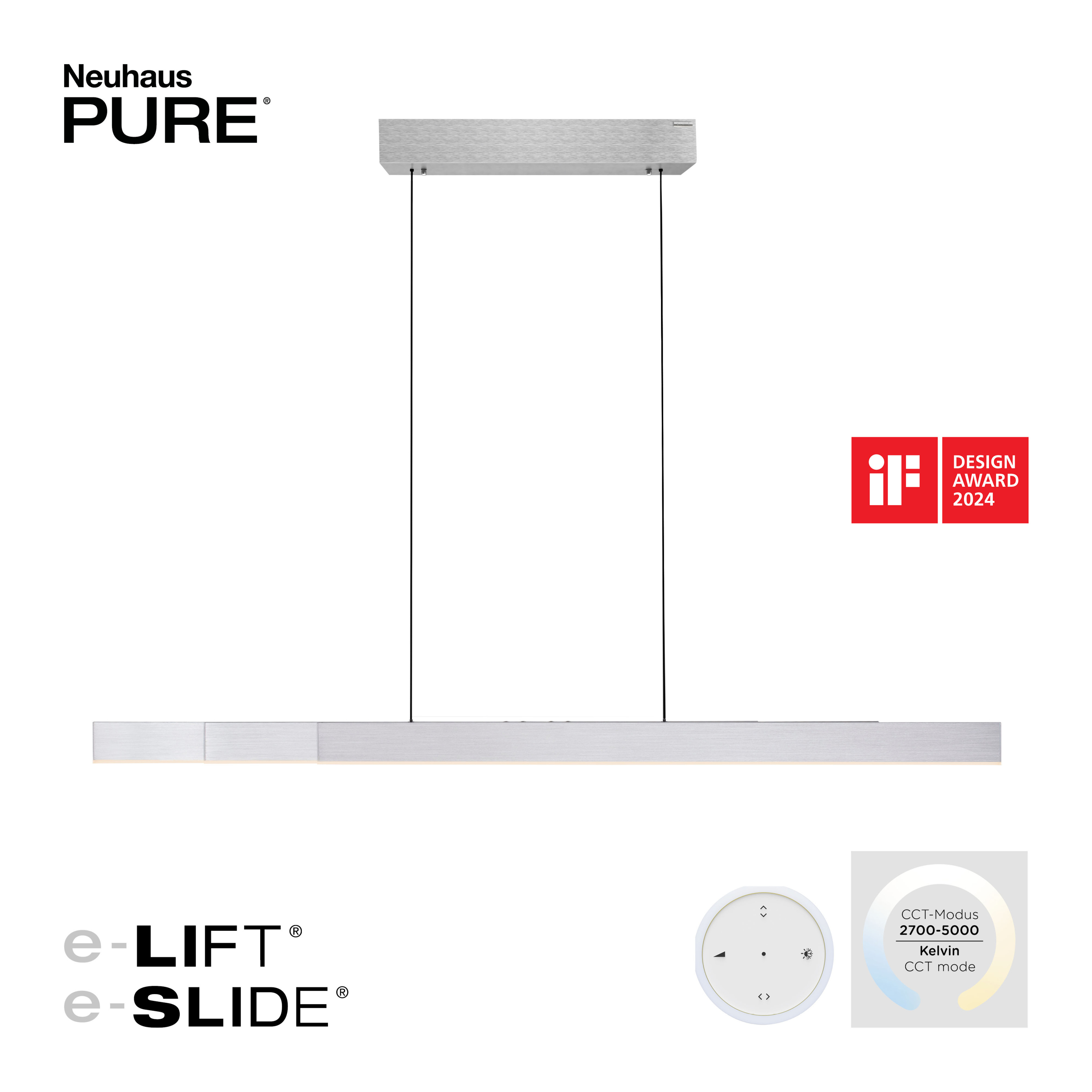 Pendelleuchte PURE MOTO-RISE