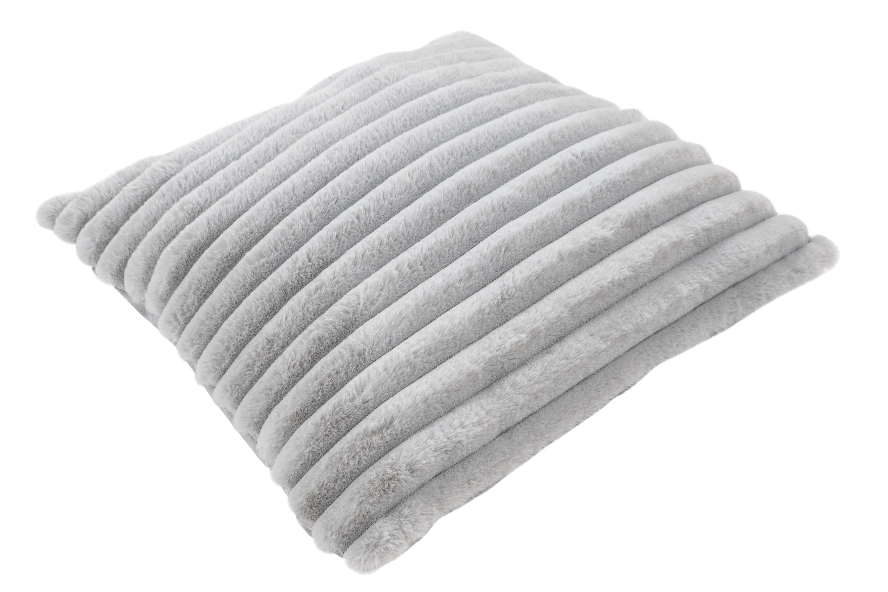 Kissen PLUSH silber
