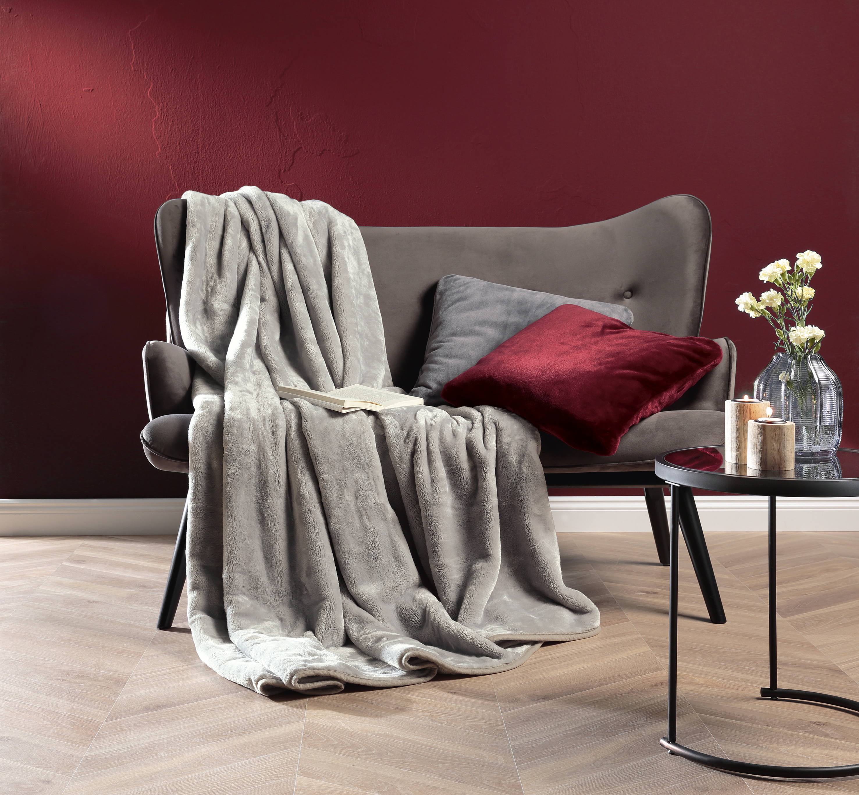 Decke PREMIUM silber