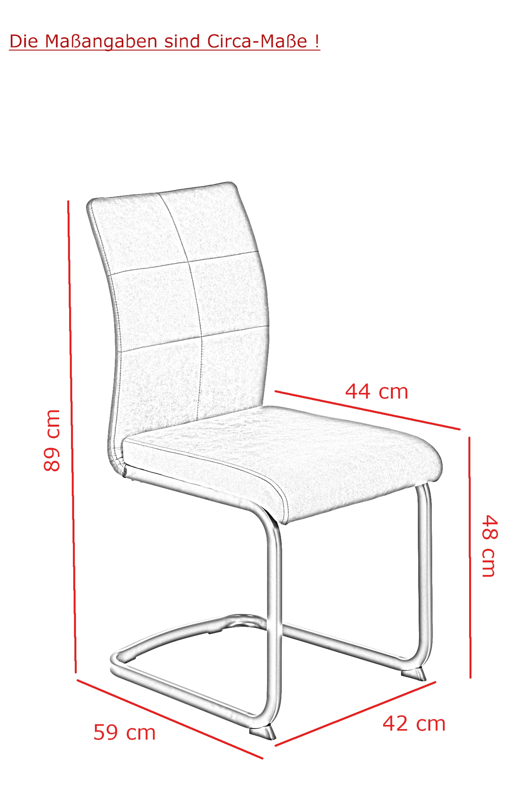 Freischwinger PIA 2er Set