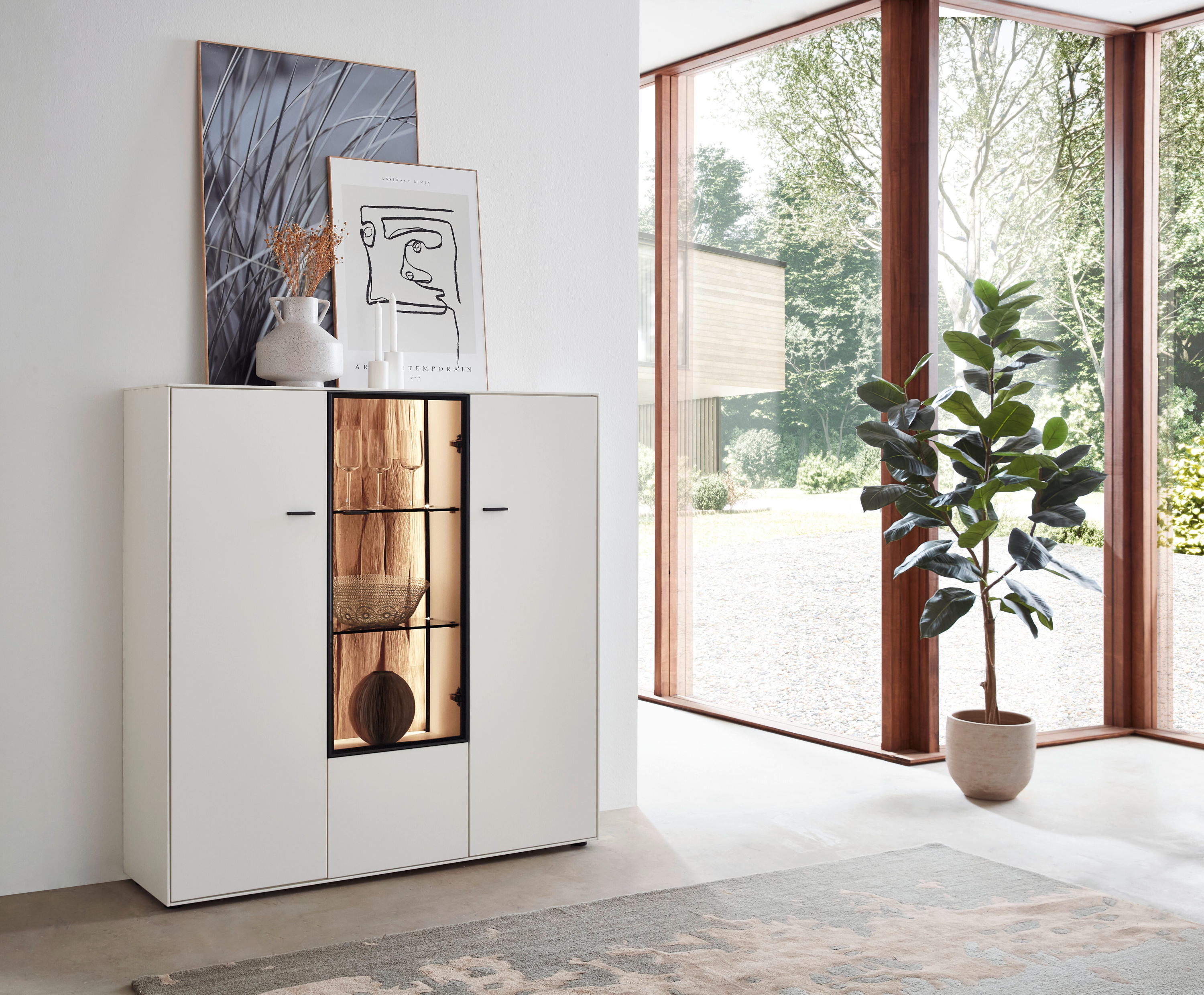 Highboard witlake FORTINO