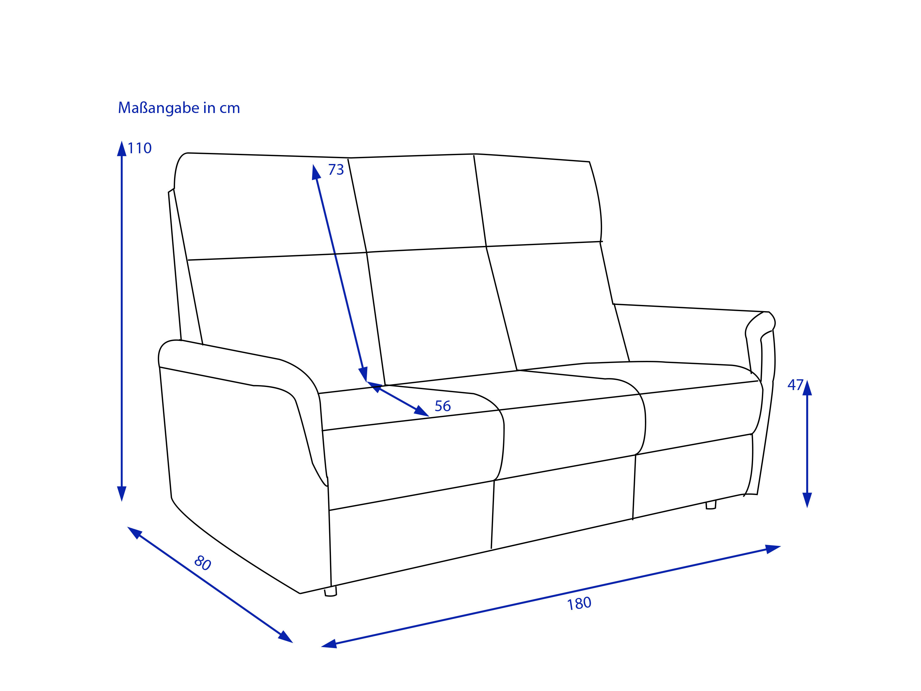 Sofa 3-Sitzer HARPER HAIKOU