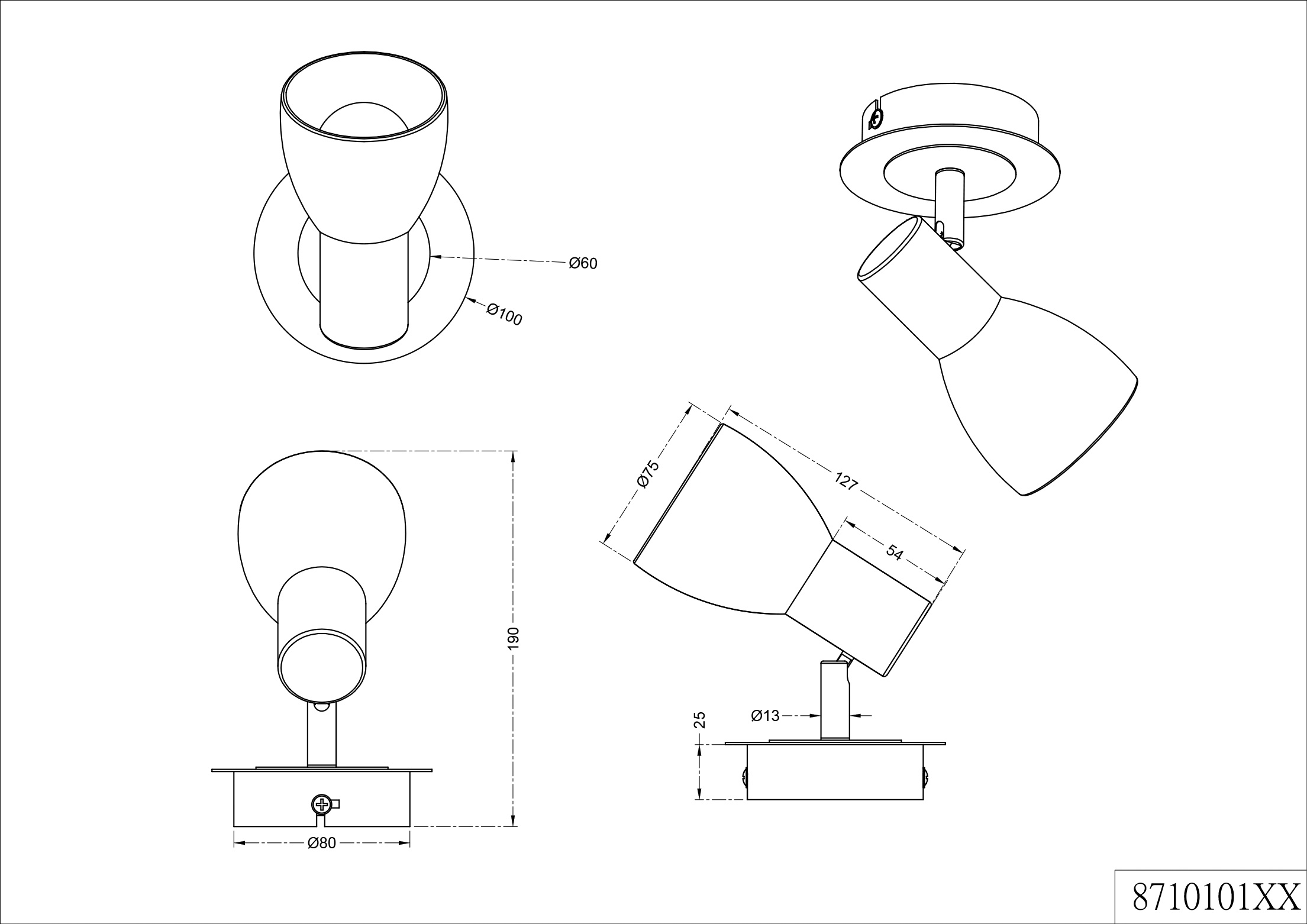 LED-Spot LEVISTO