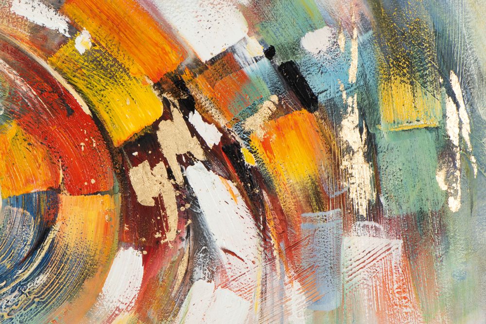 Keilrahmenbild BUNTE WELLE