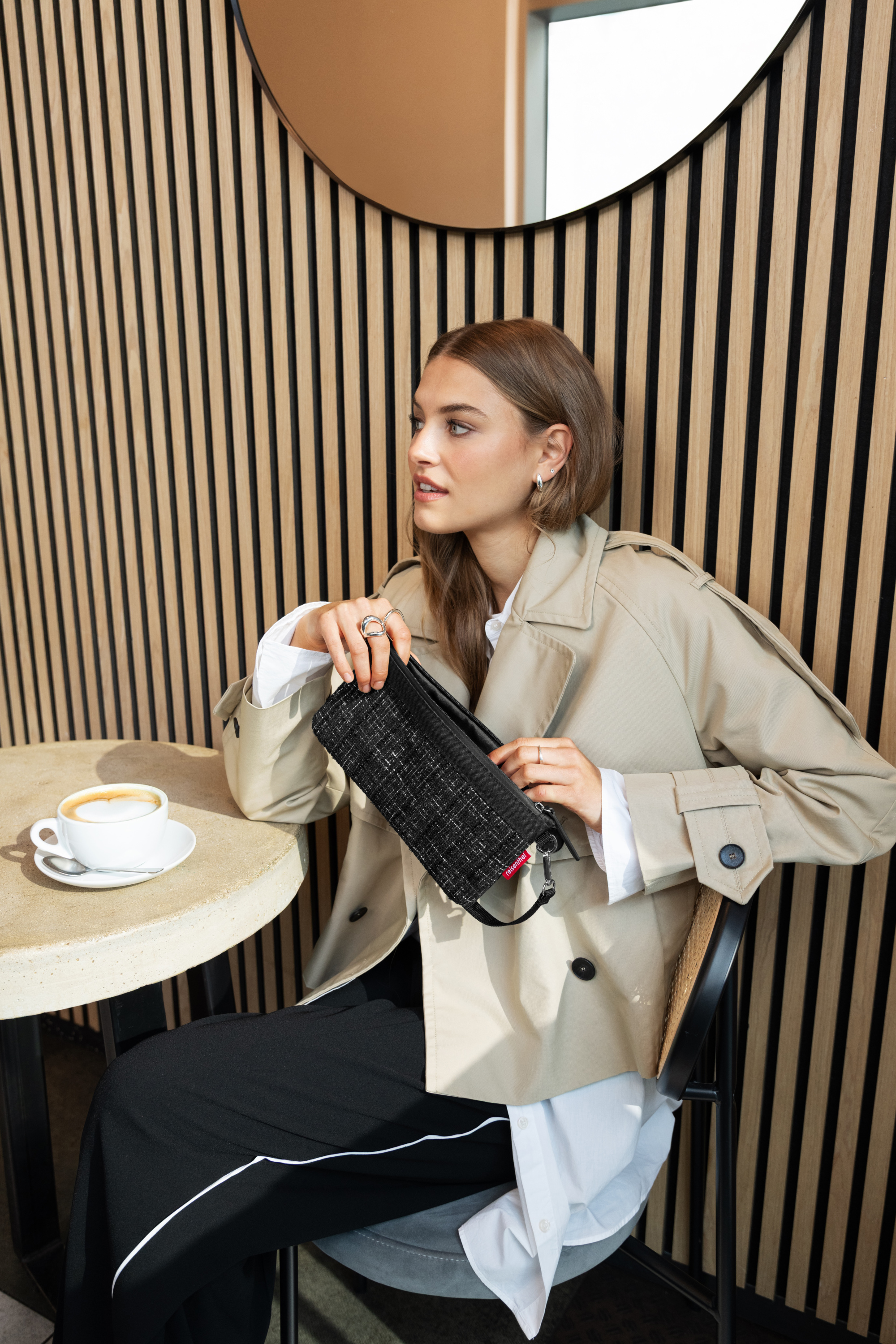 mini reisenthel pouch - bouclé black