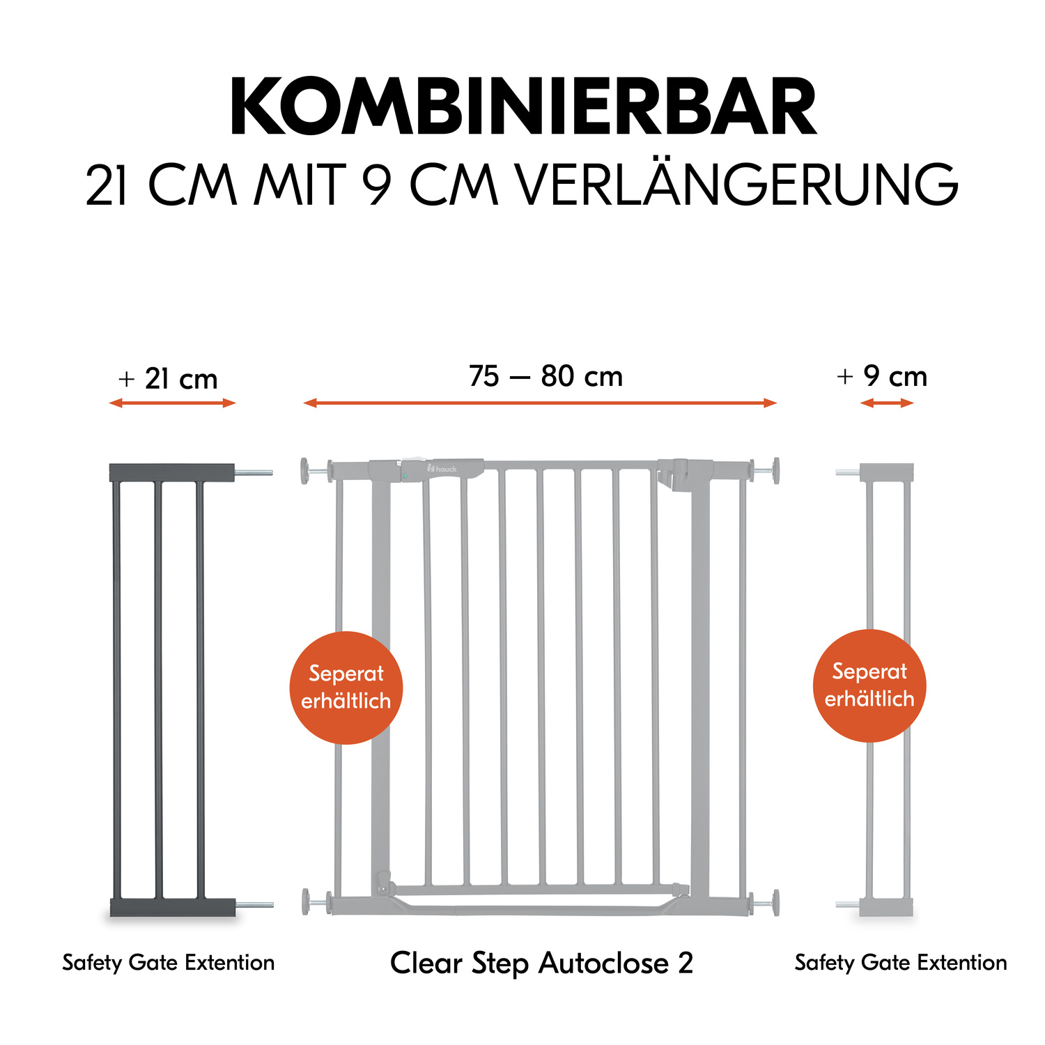 Türgitterverlängerung hauck 21cm