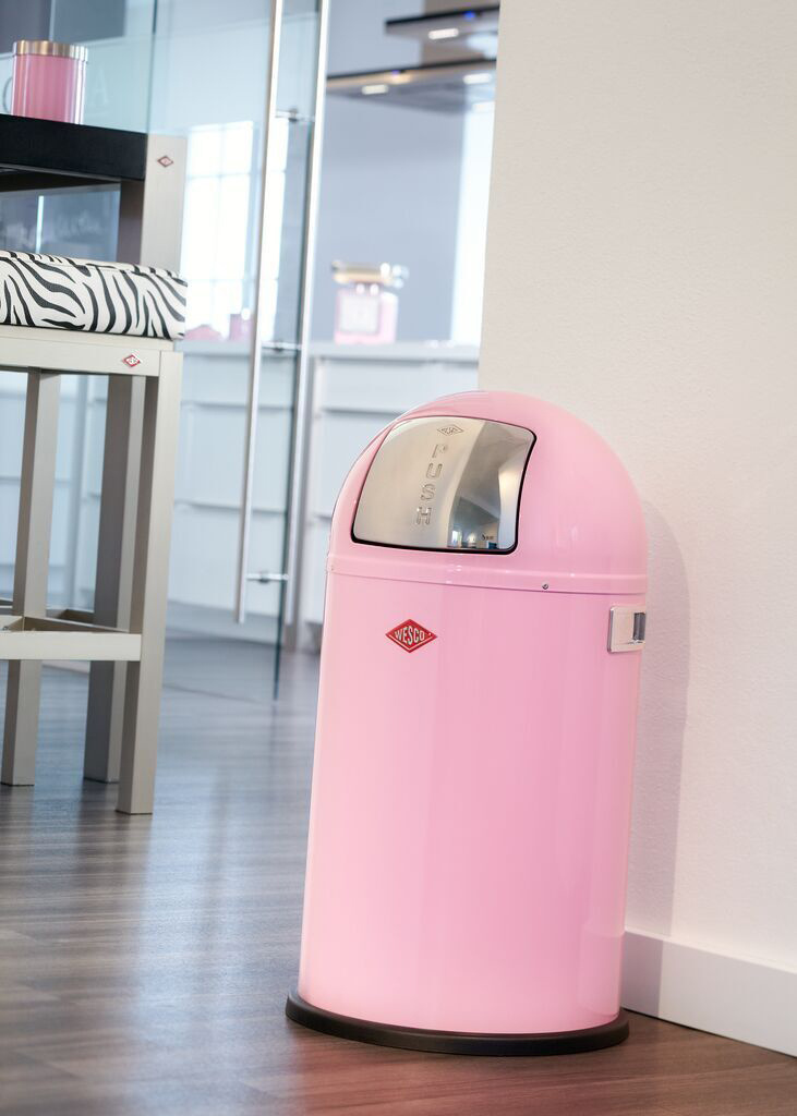 Abfalleimer WESCO PUSHBOY Jr. rosa