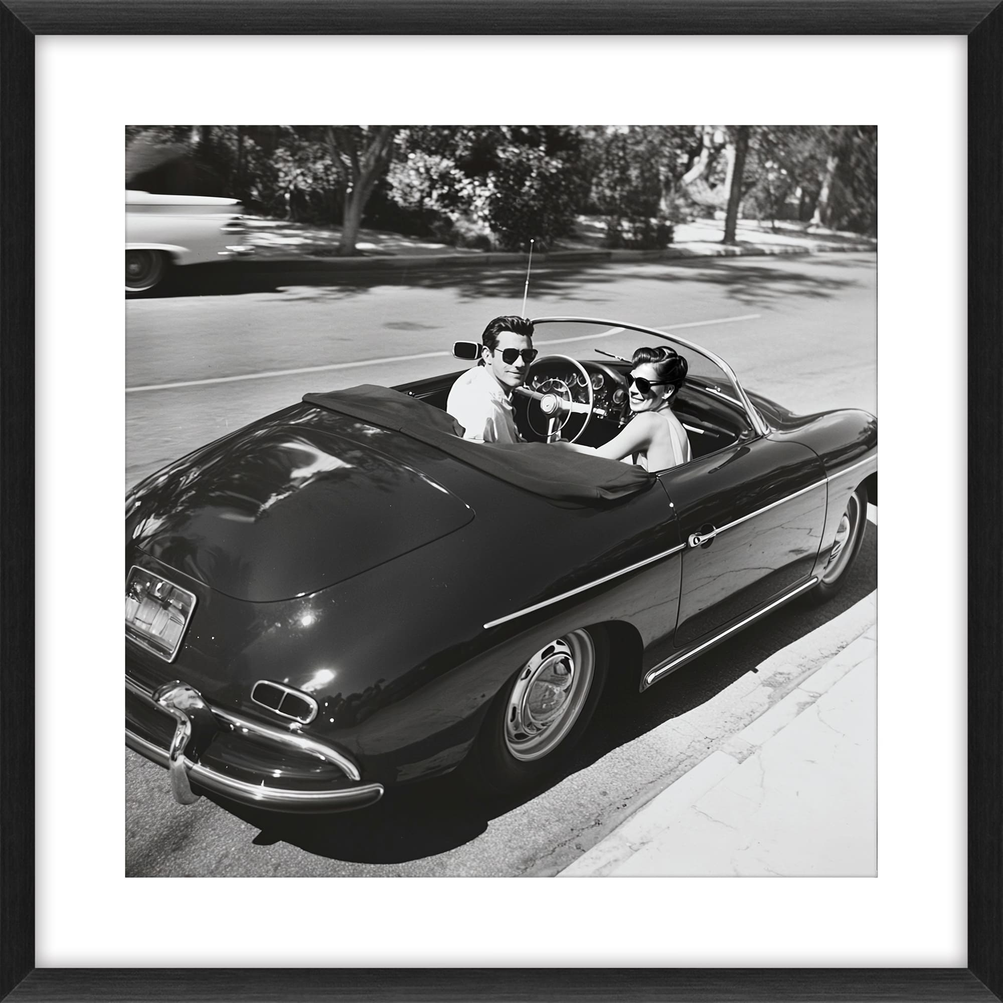 Bild LOVERS IN BLACK CAR