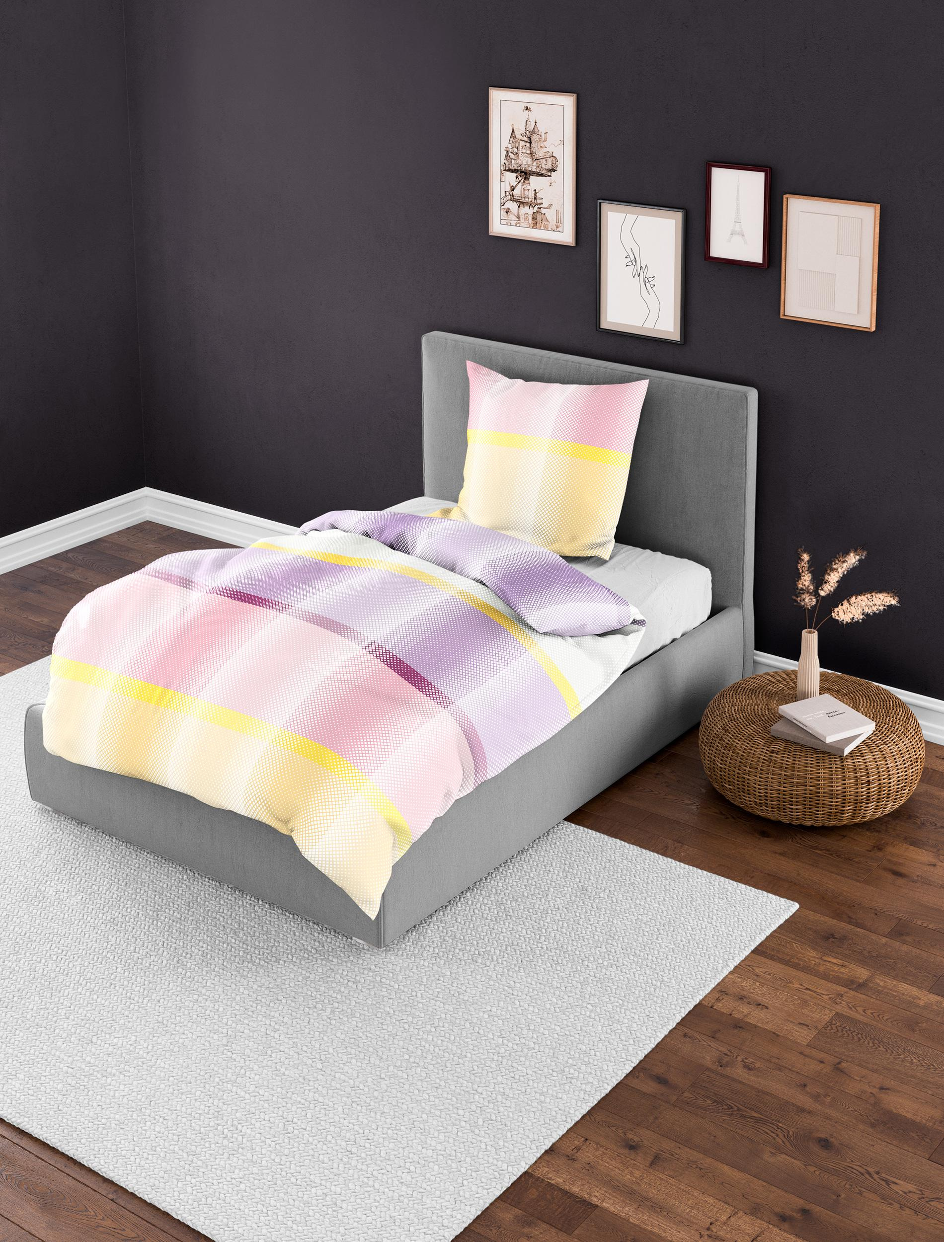 Bettwäsche Mako-Satin bunt