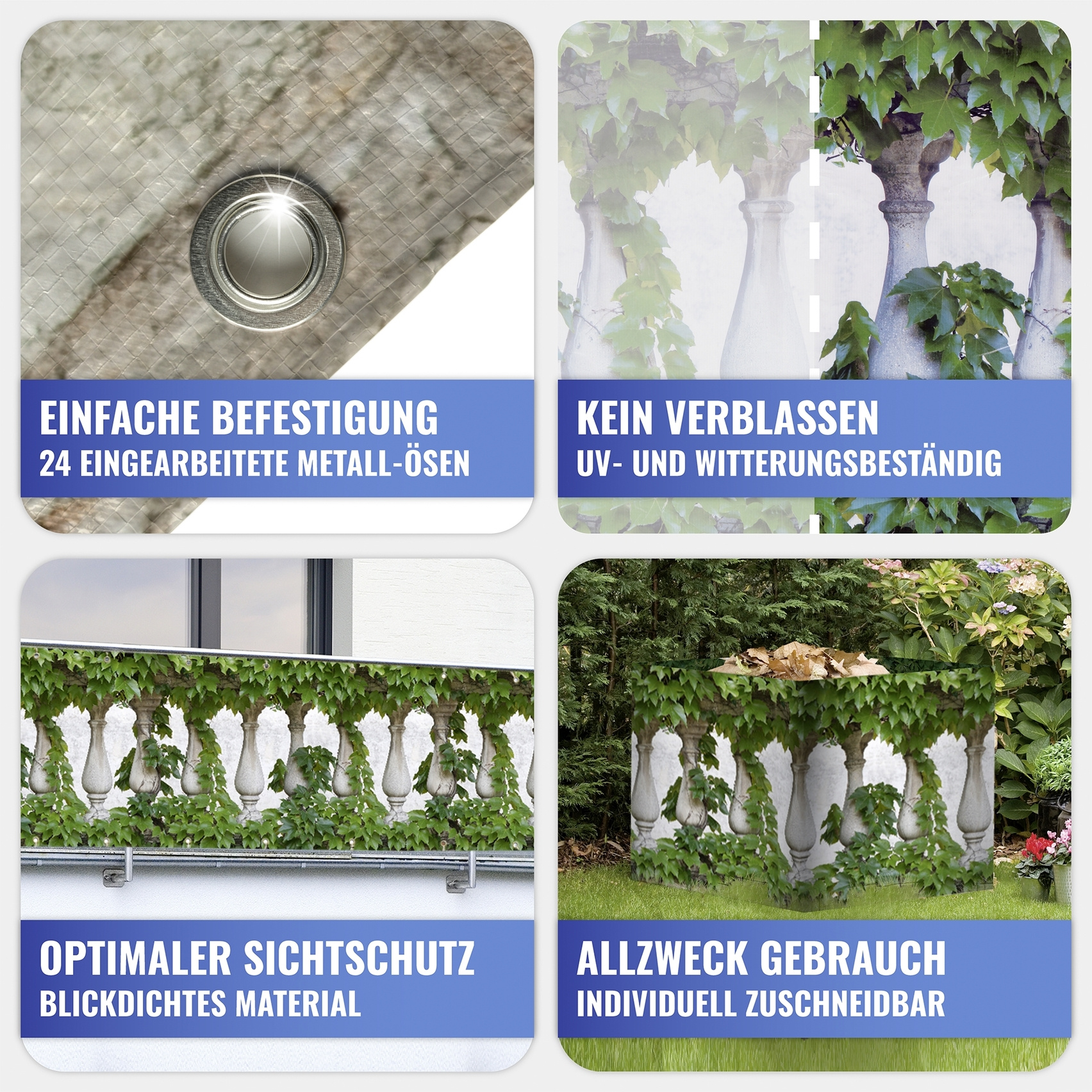 Balkon-Sichtschutz
