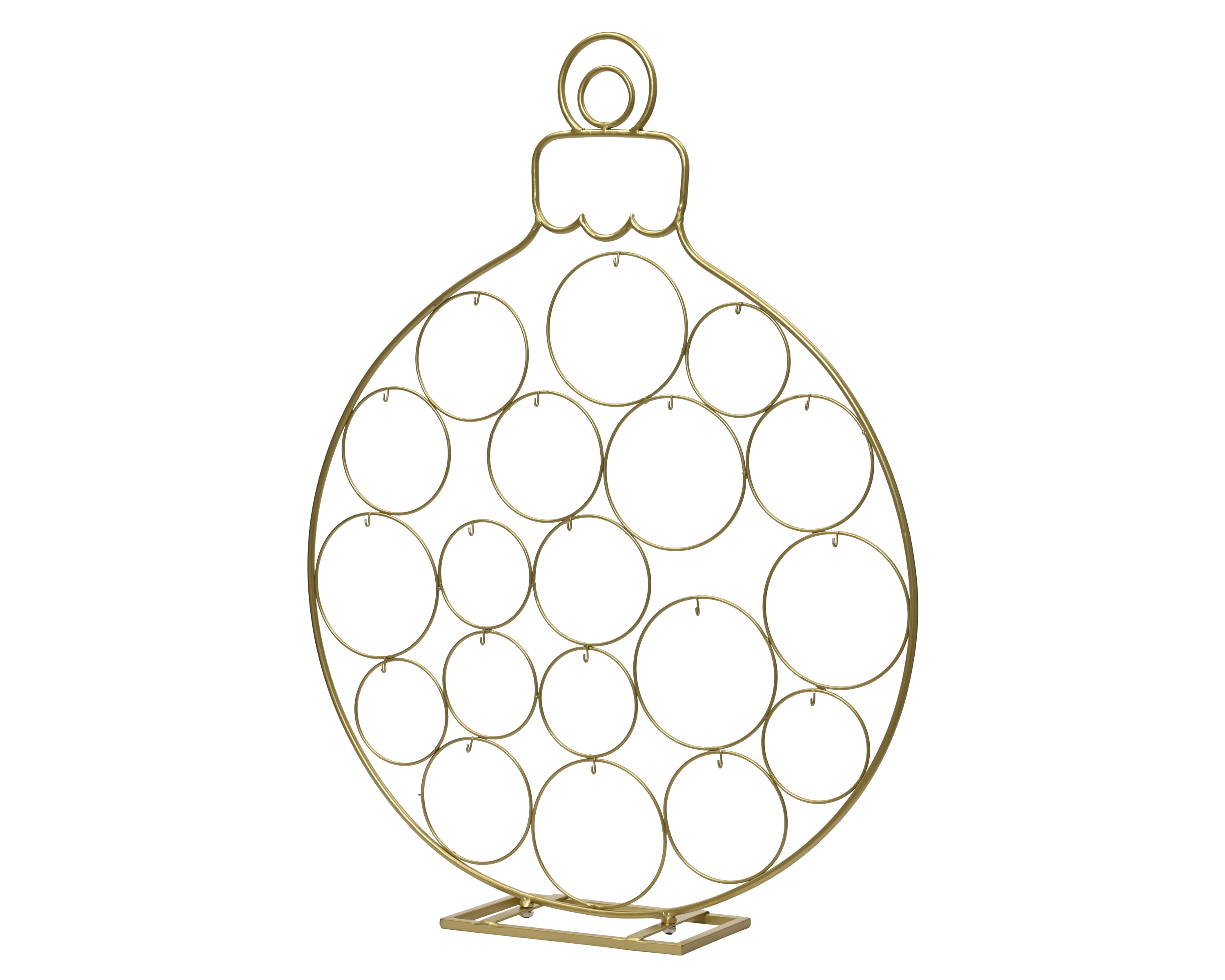 Dekoobjekt X-MAS GLOBE gold