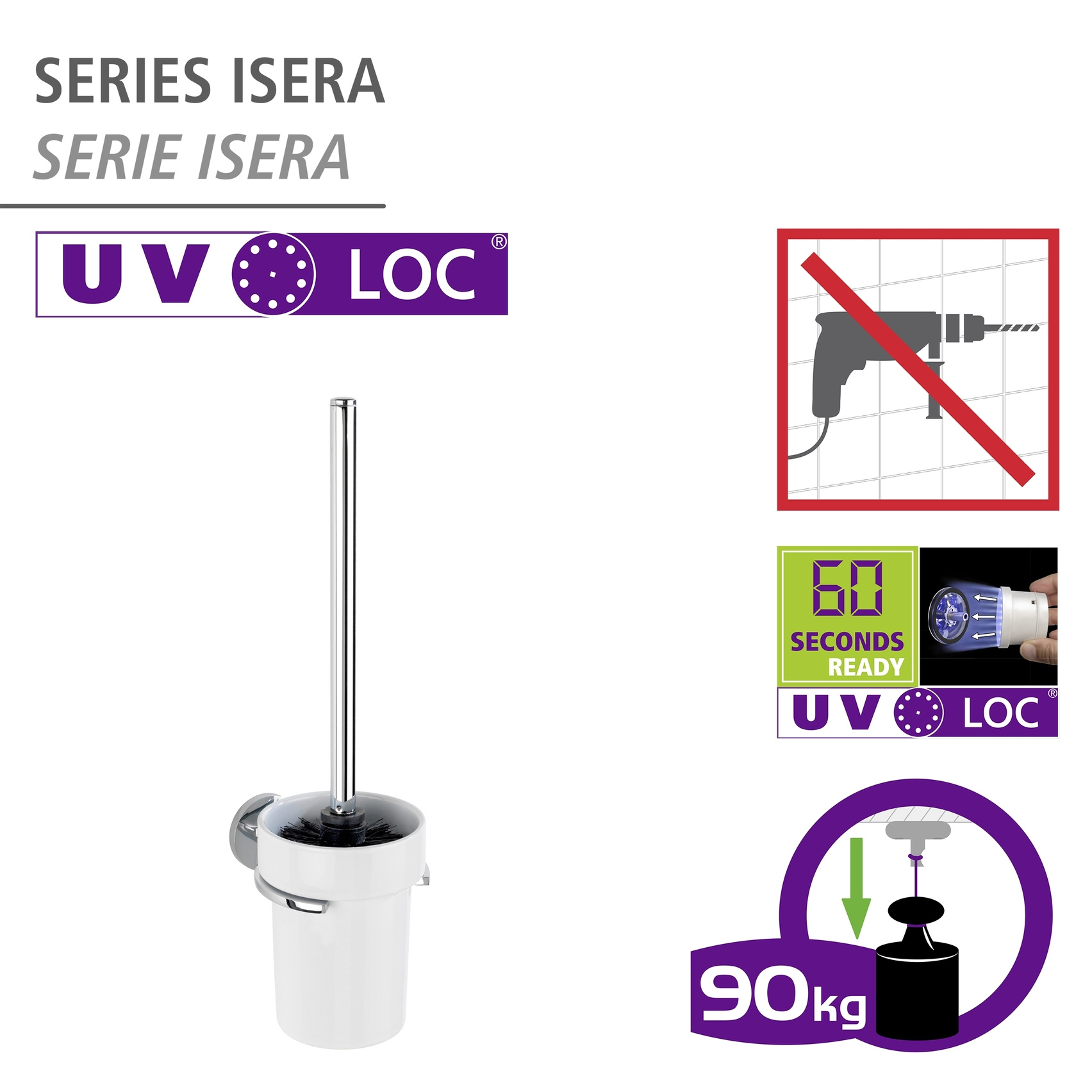 WC-Garnitur UV-LOC® ISERA