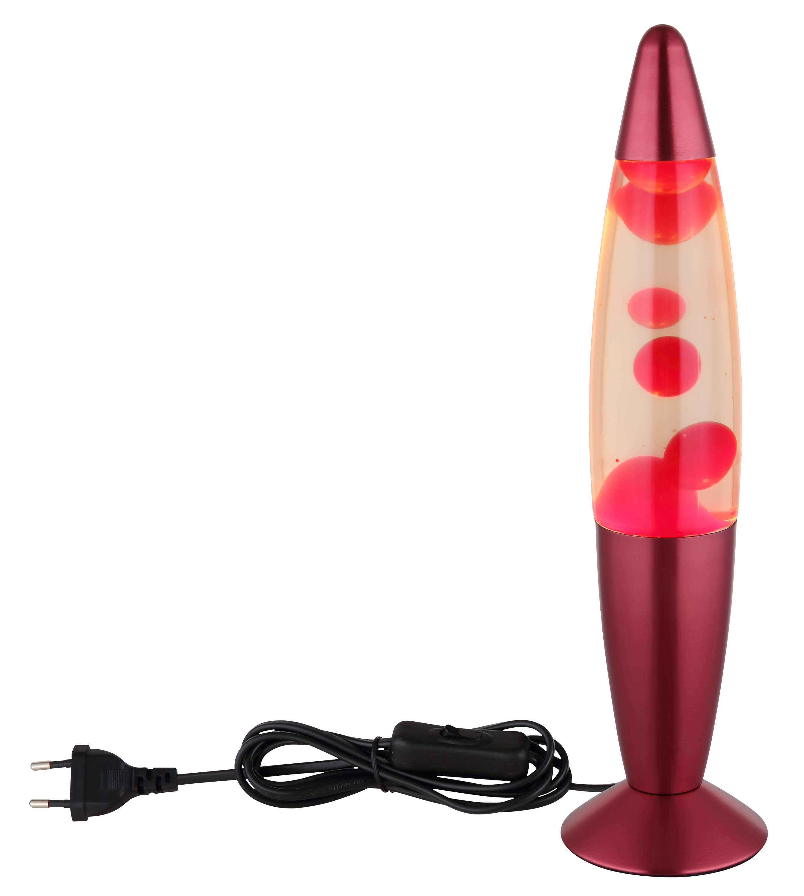 Lavaleuchte LED BUBBLE rot