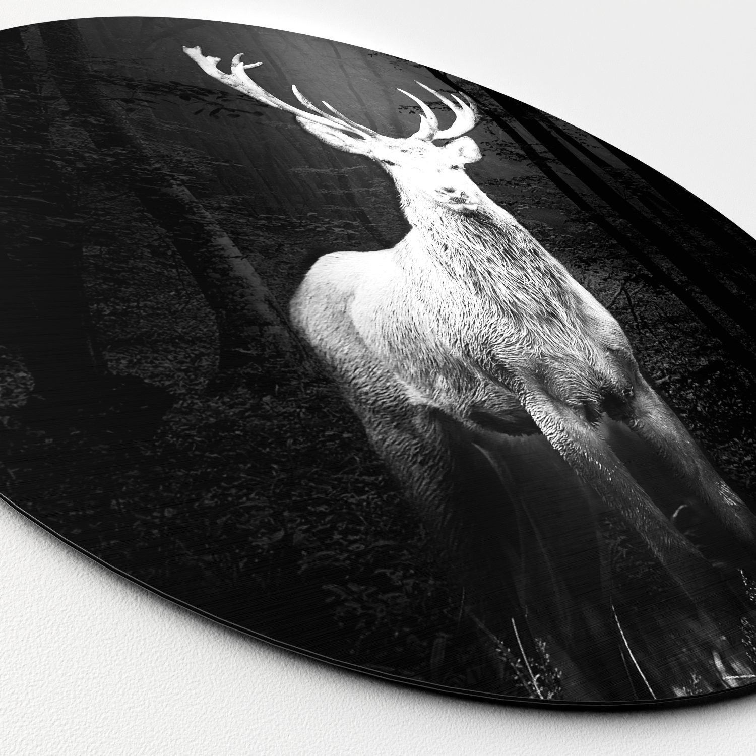 Aludibondbild GREY DEER HEAD I