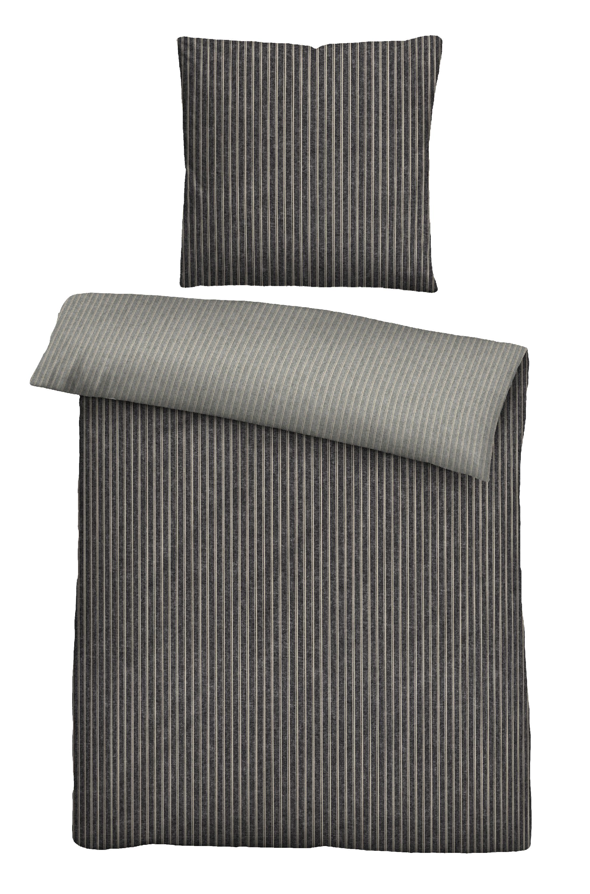 Bettwäsche MELANGE titanium
