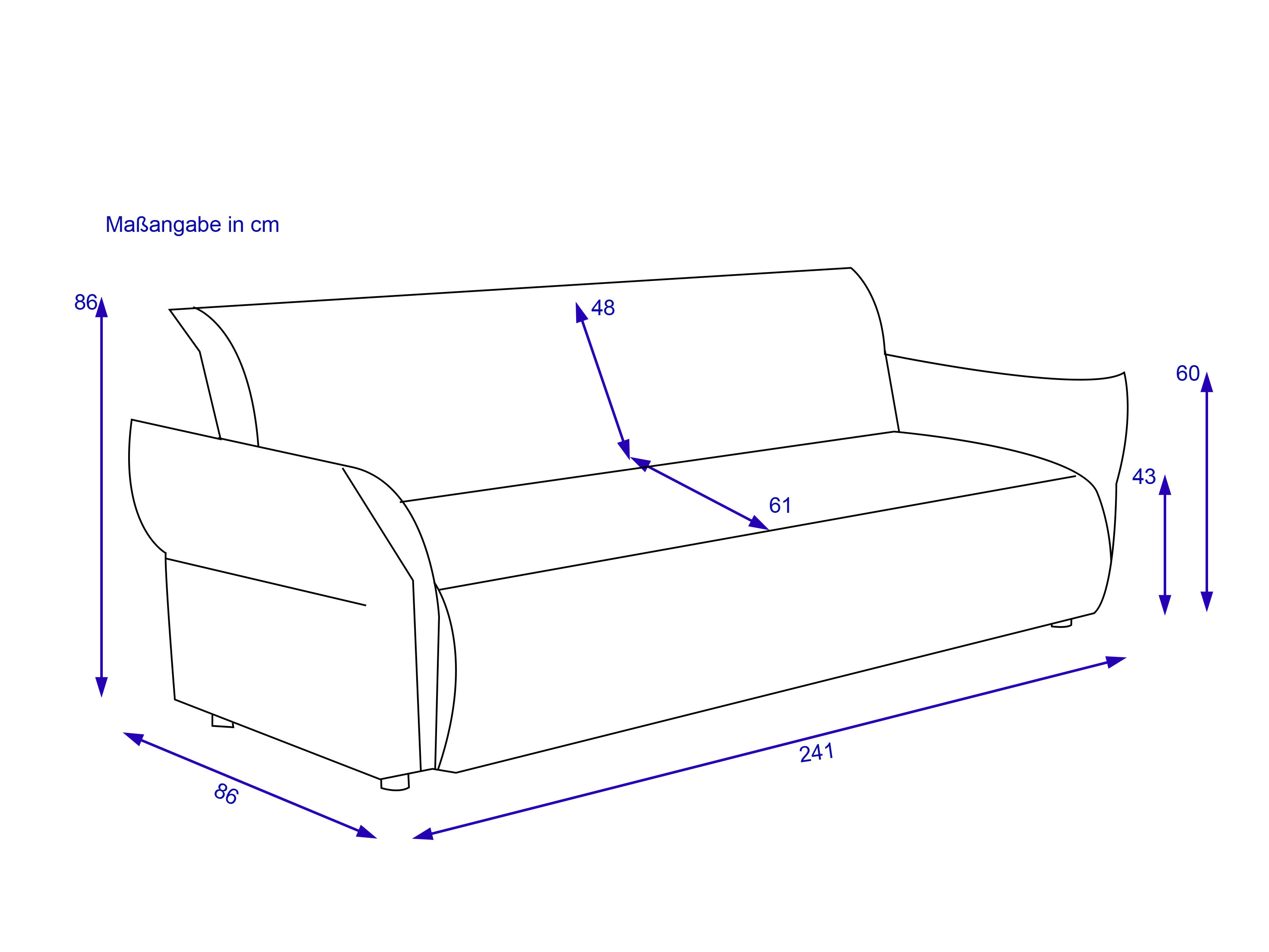 Schlafsofa HESPERIA