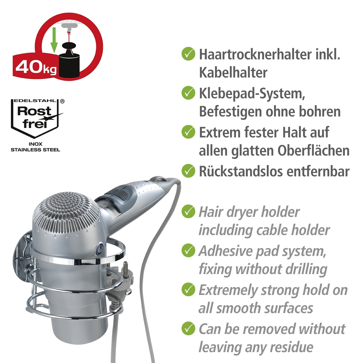 Haartrocknerhalter TURBO-LOC®