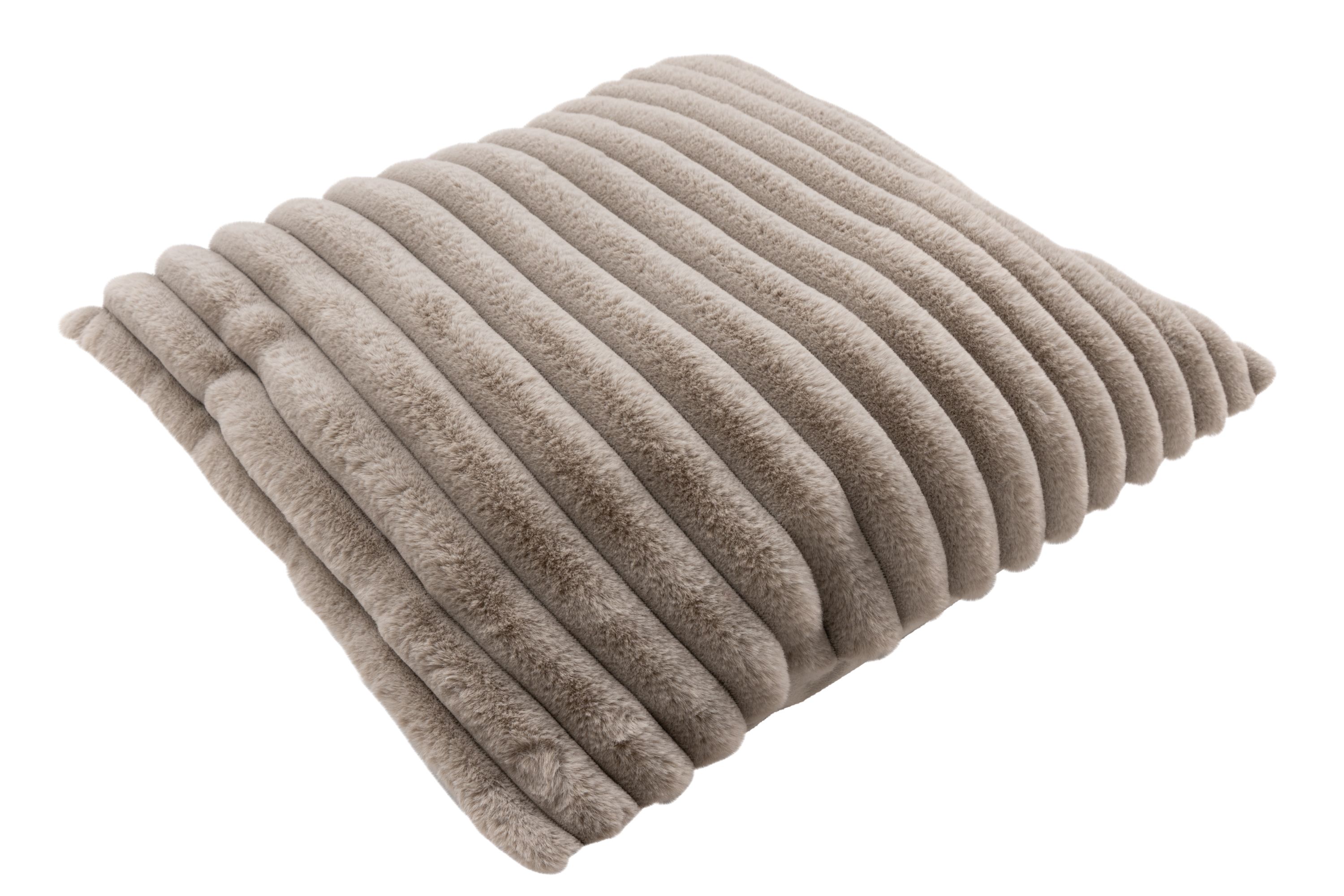 Kissen PLUSH taupe