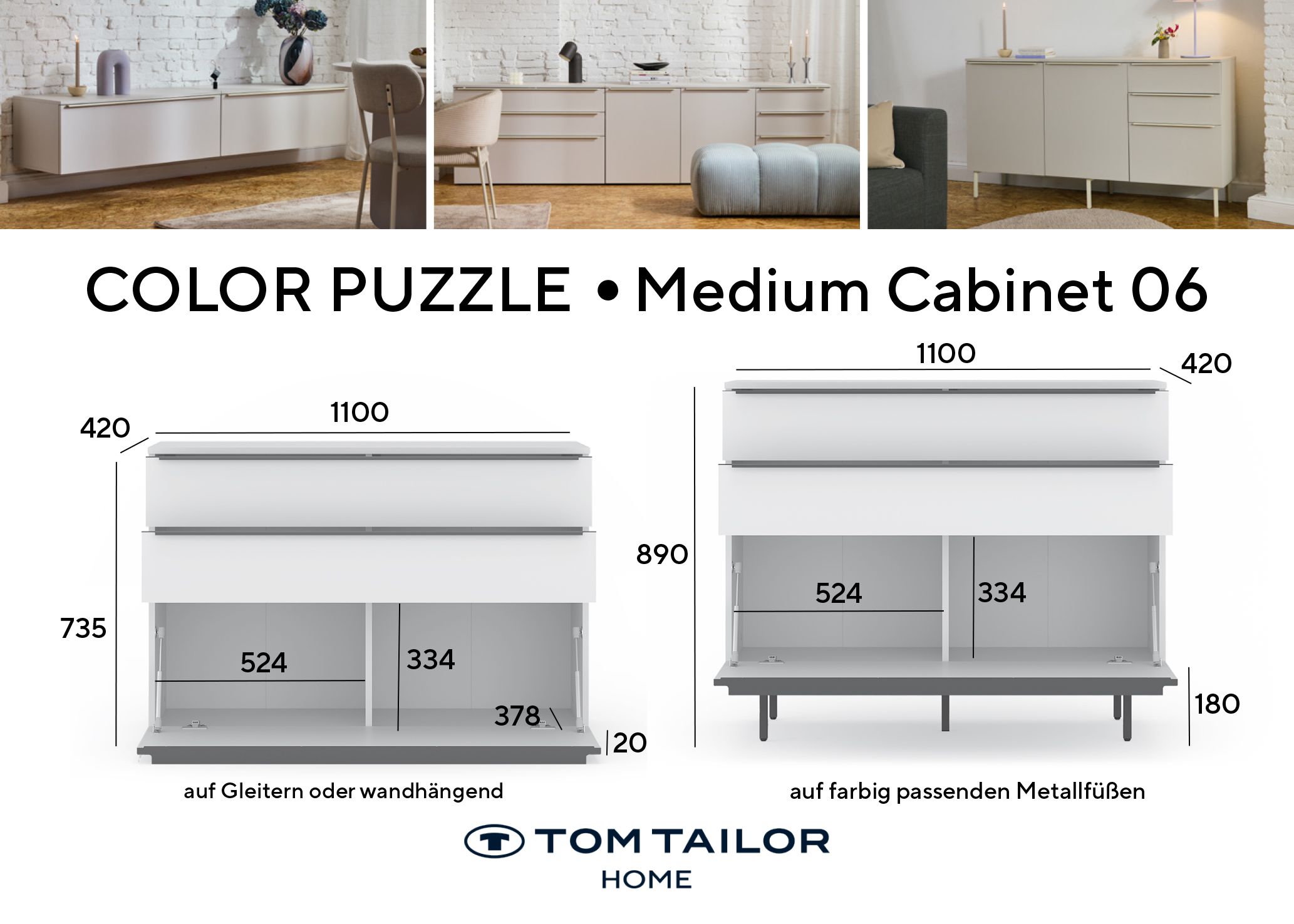 Kommode TOM TAILOR COLOR PUZZLE