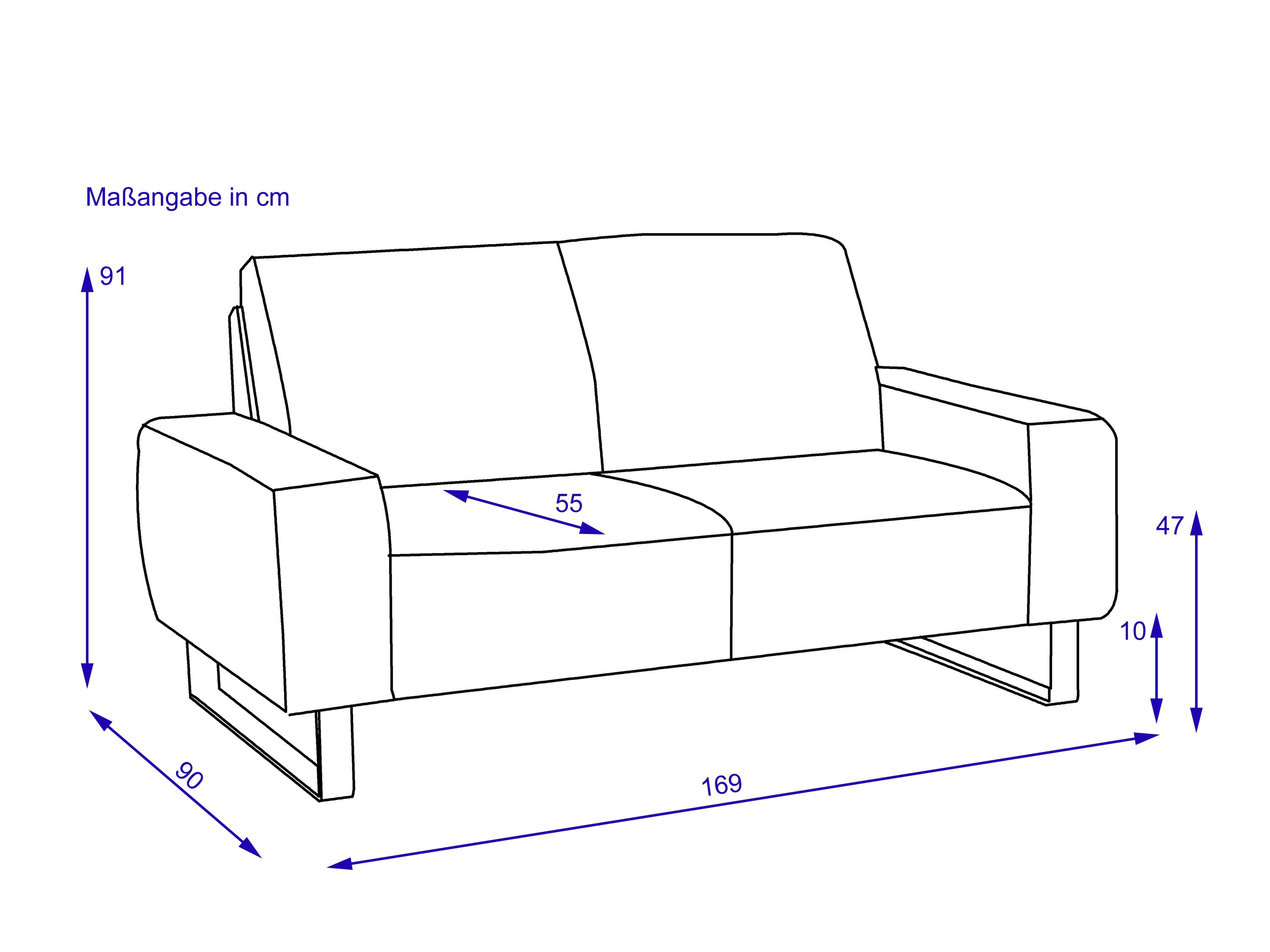 Sofa 2 Sitzer IMANI