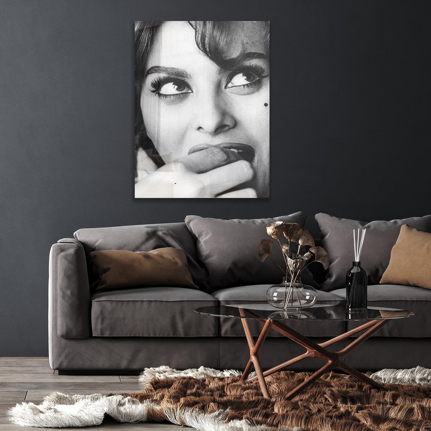 Acrylglasbild Icons