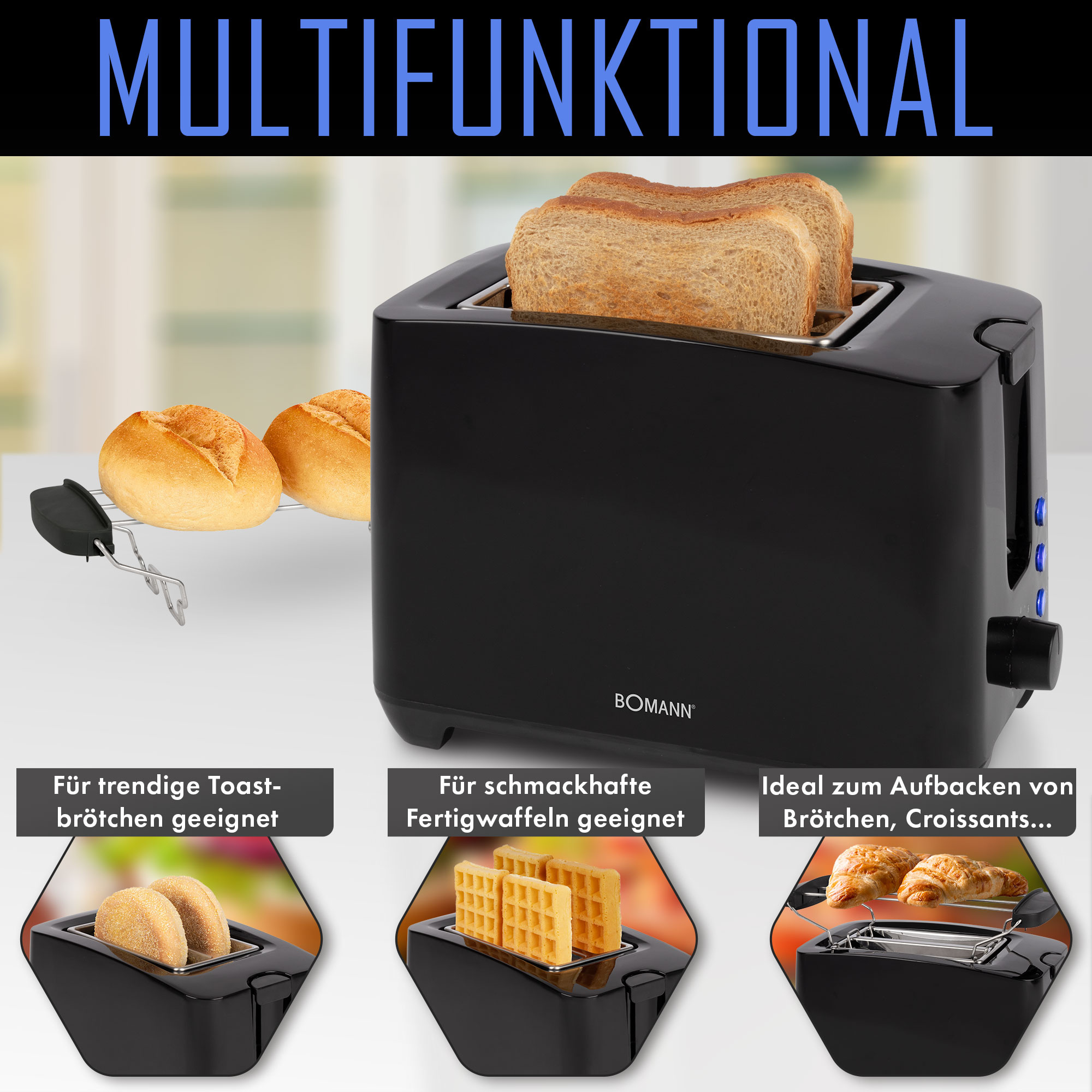 Toaster BLACK