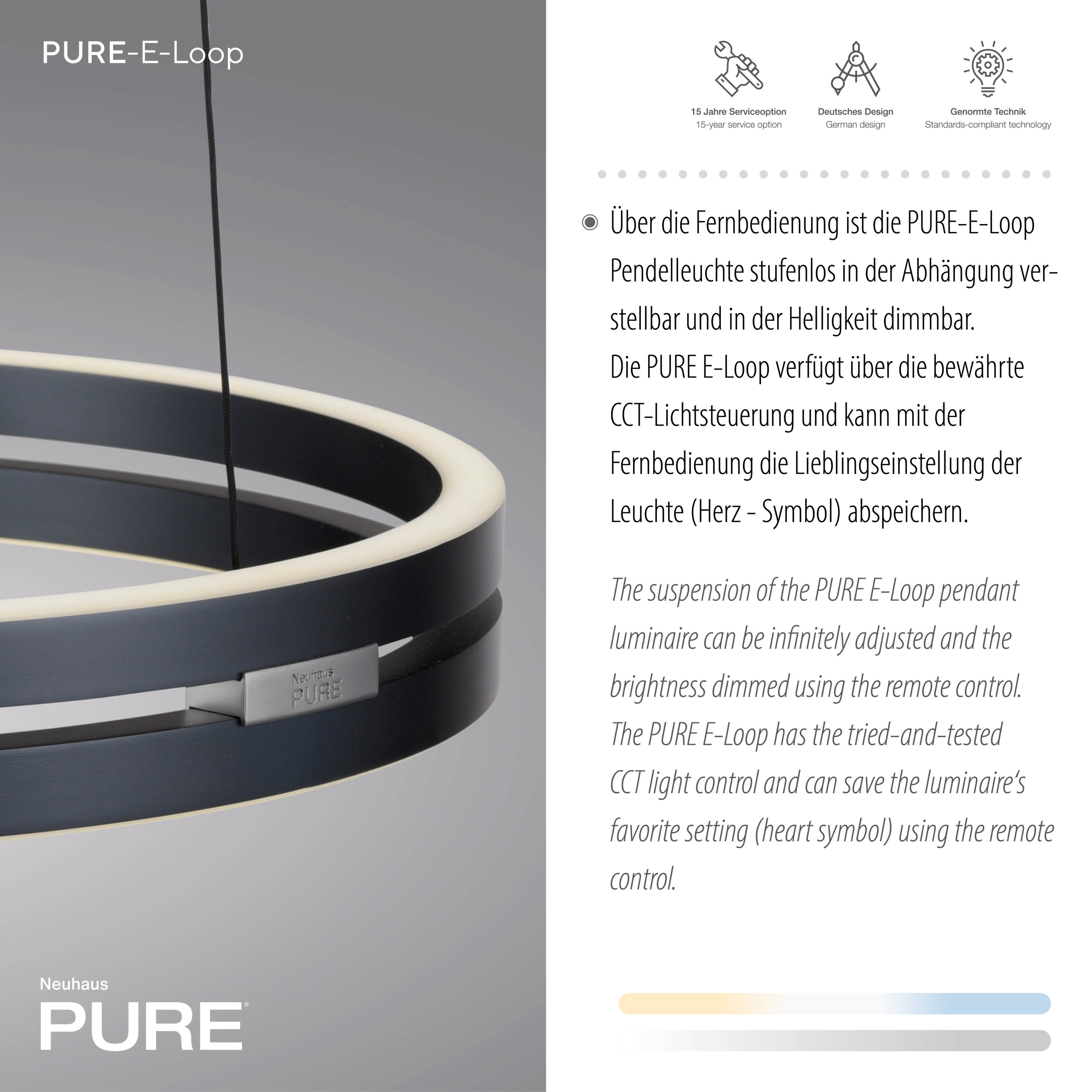 Pendelleuchte PURE E-LOOP