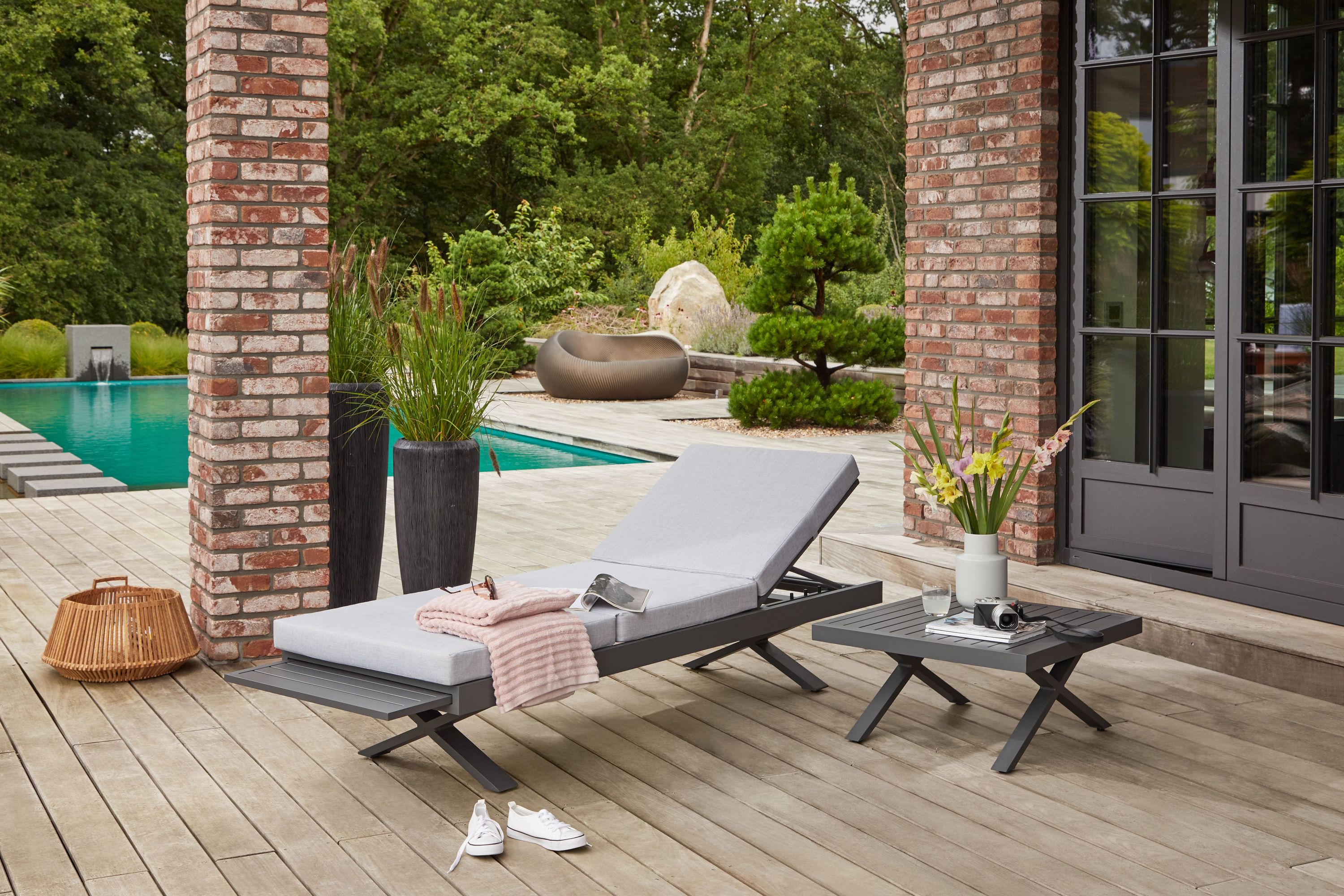 Loungetisch outdoor RIEKE Set