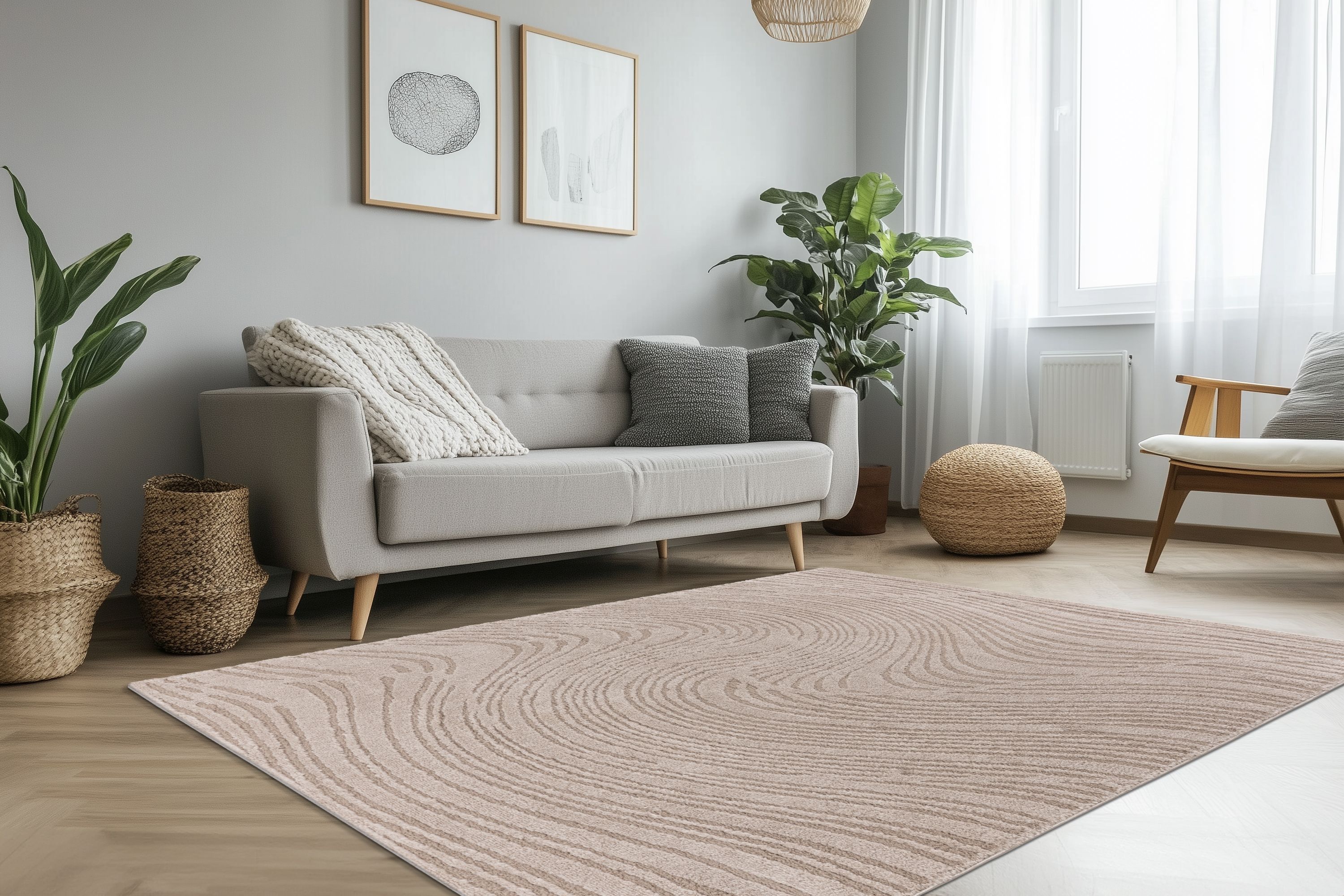 Teppich LOTUS beige