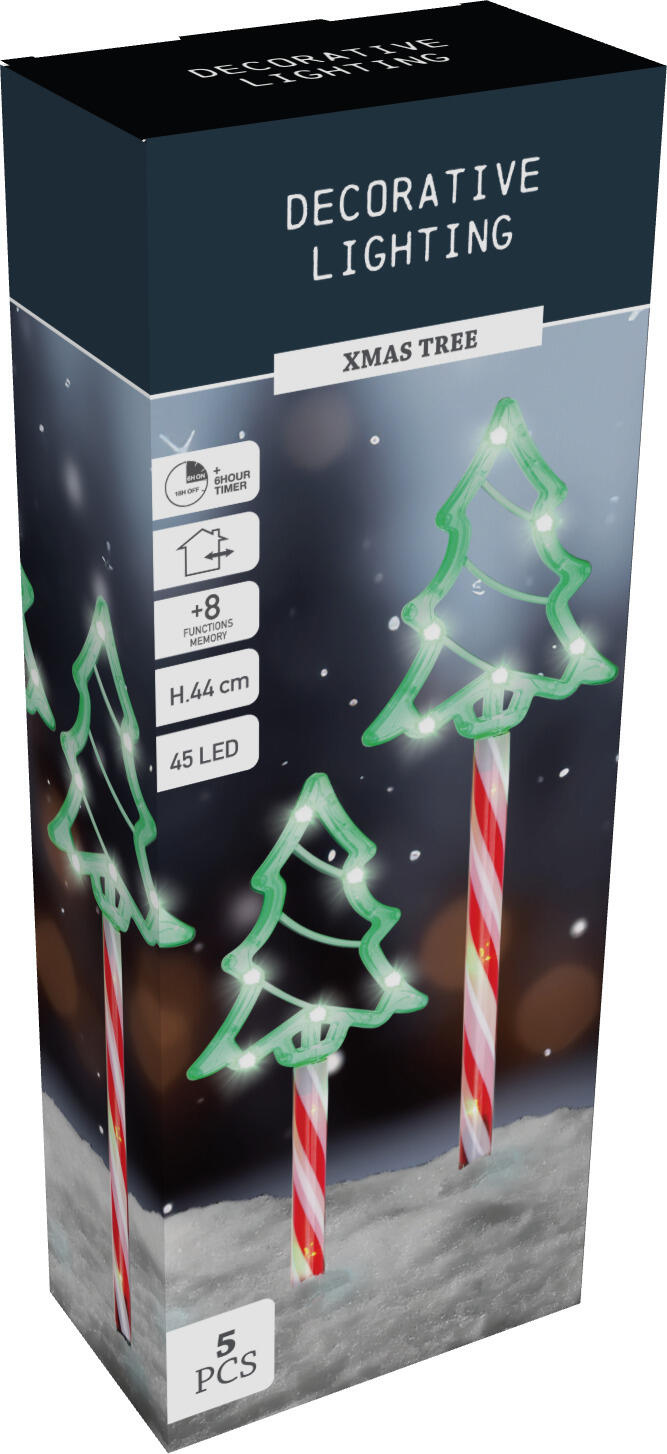 Gartenstecker-Set NEON TREE