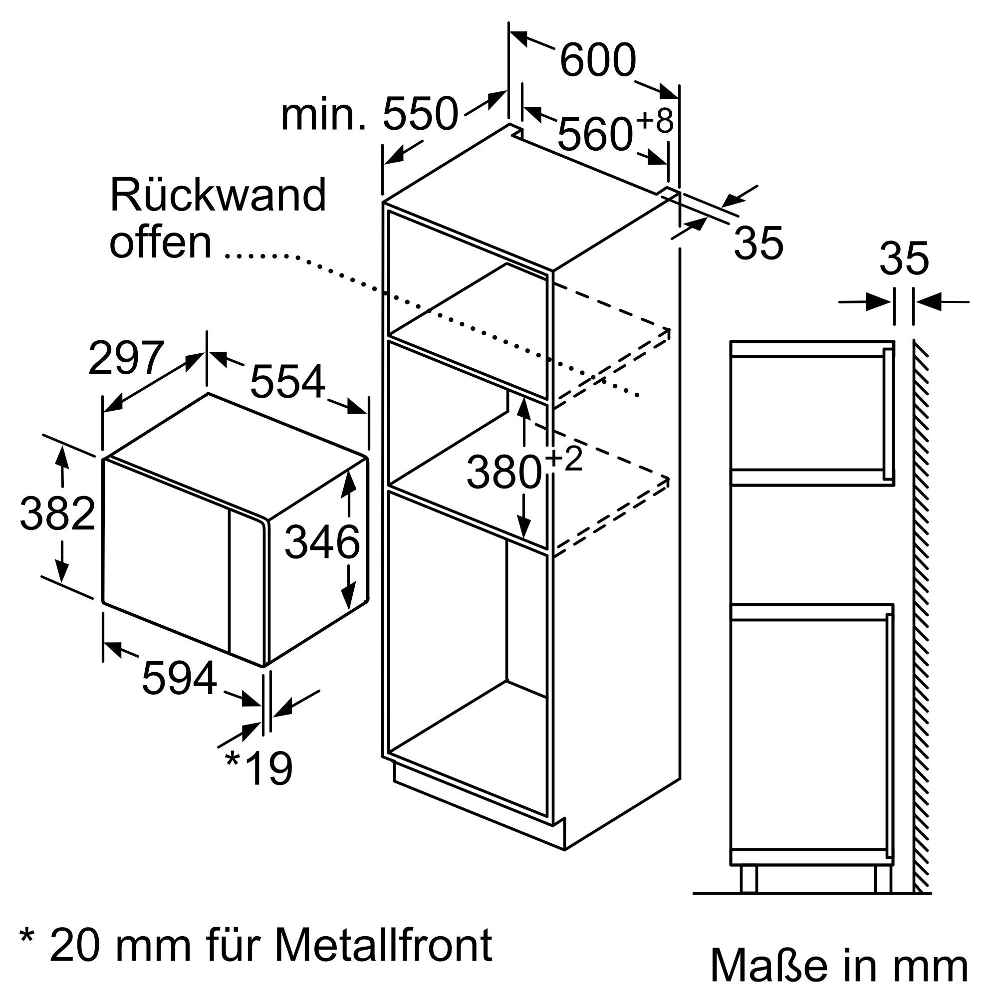 Mikrowelle Bosch BFL524MB0
